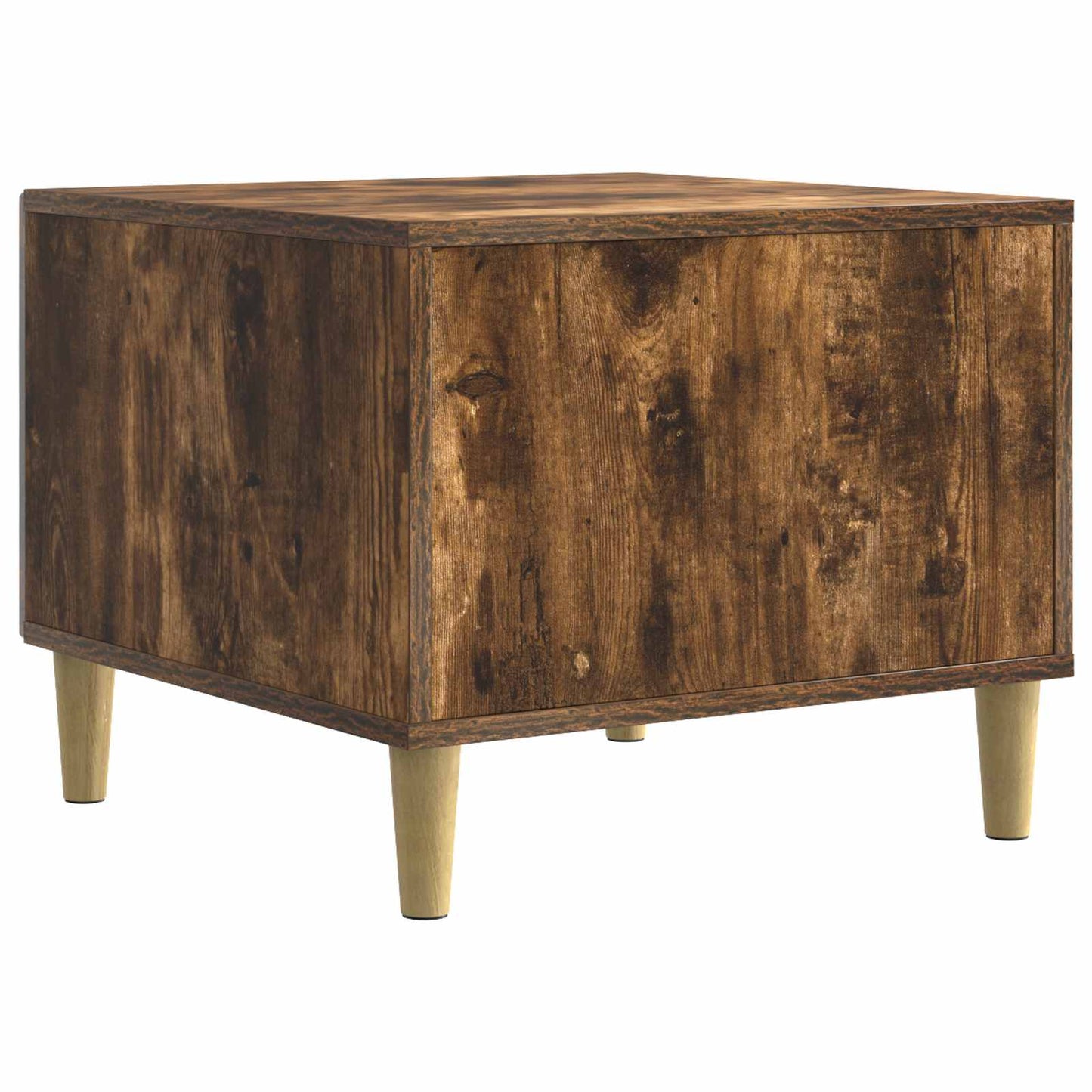 vidaXL Coffee Table Smoked Oak 50 x 49 x 40 cm Engineered Wood 6