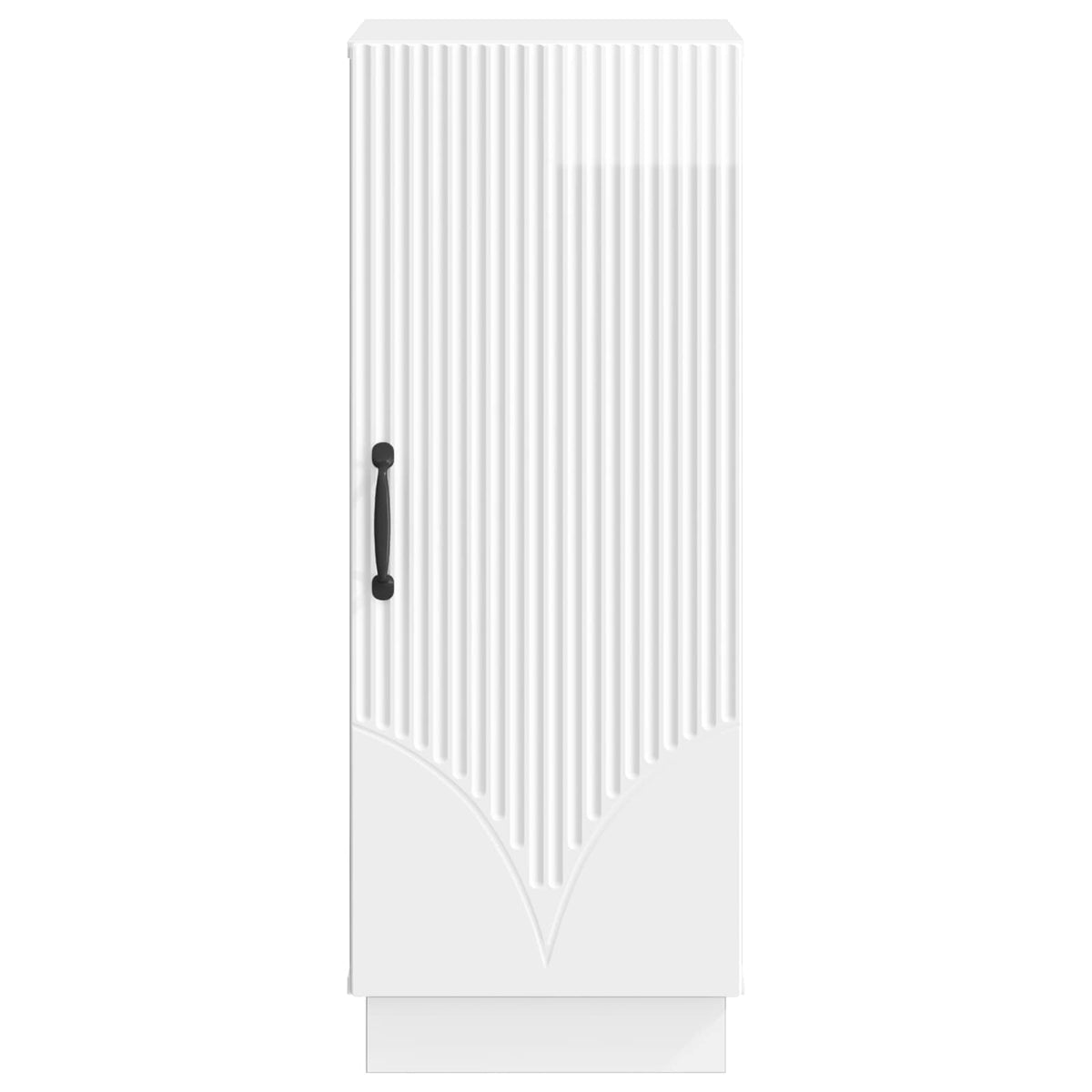 vidaXL Sideboard High Gloss White 33 x 34.5 x 87 cm Engineered Wood 6