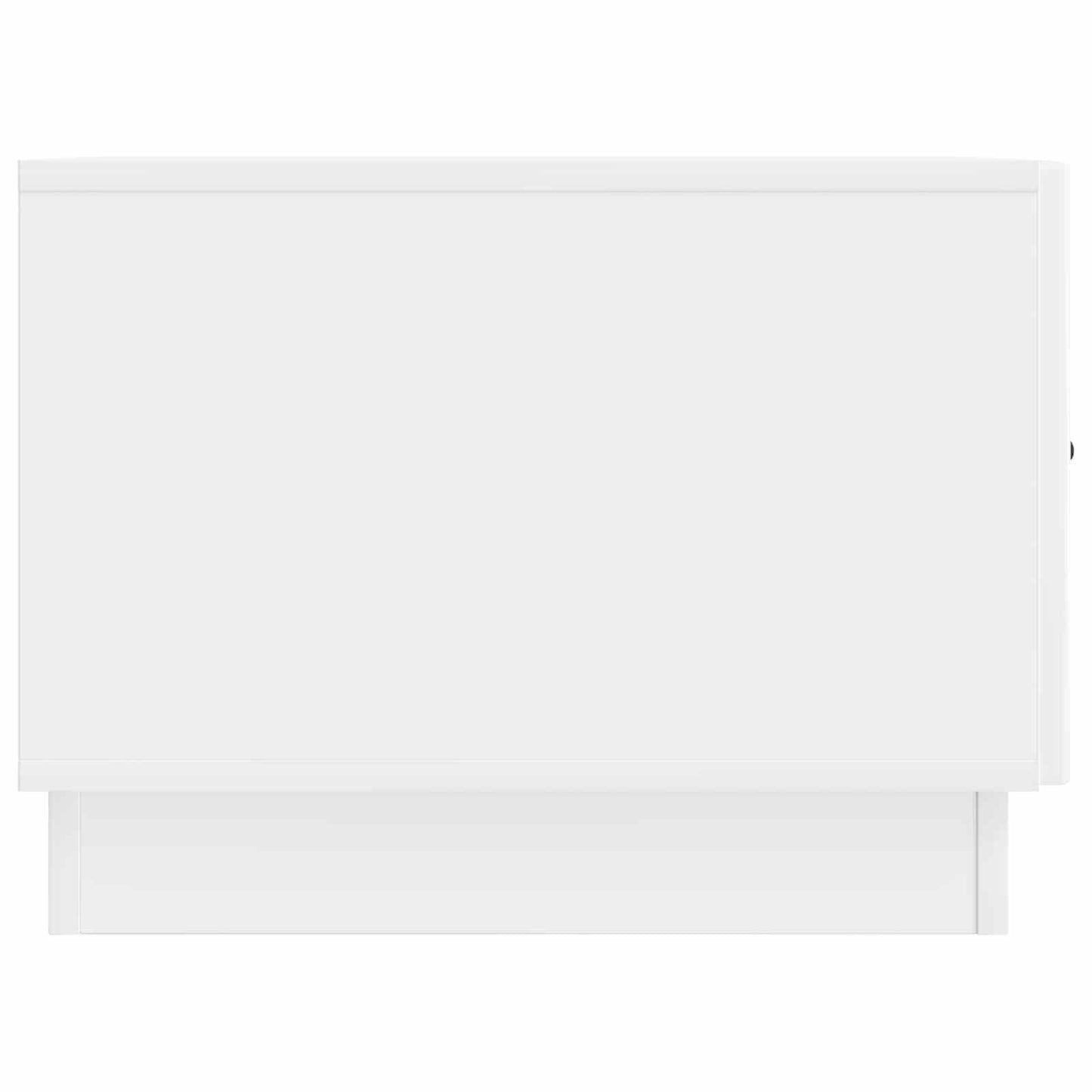 vidaXL Coffee Table High Gloss White 49 x 50 x 37 cm Engineered Wood 6