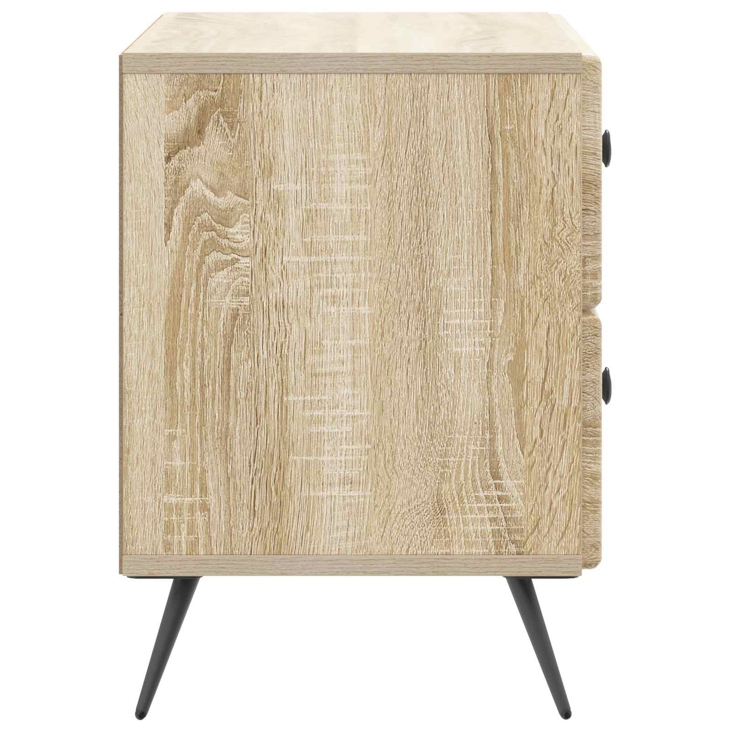 vidaXL Bedside Cabinet Sonoma Oak 62 x 34.5 x 47.5 cm Engineered Wood 6