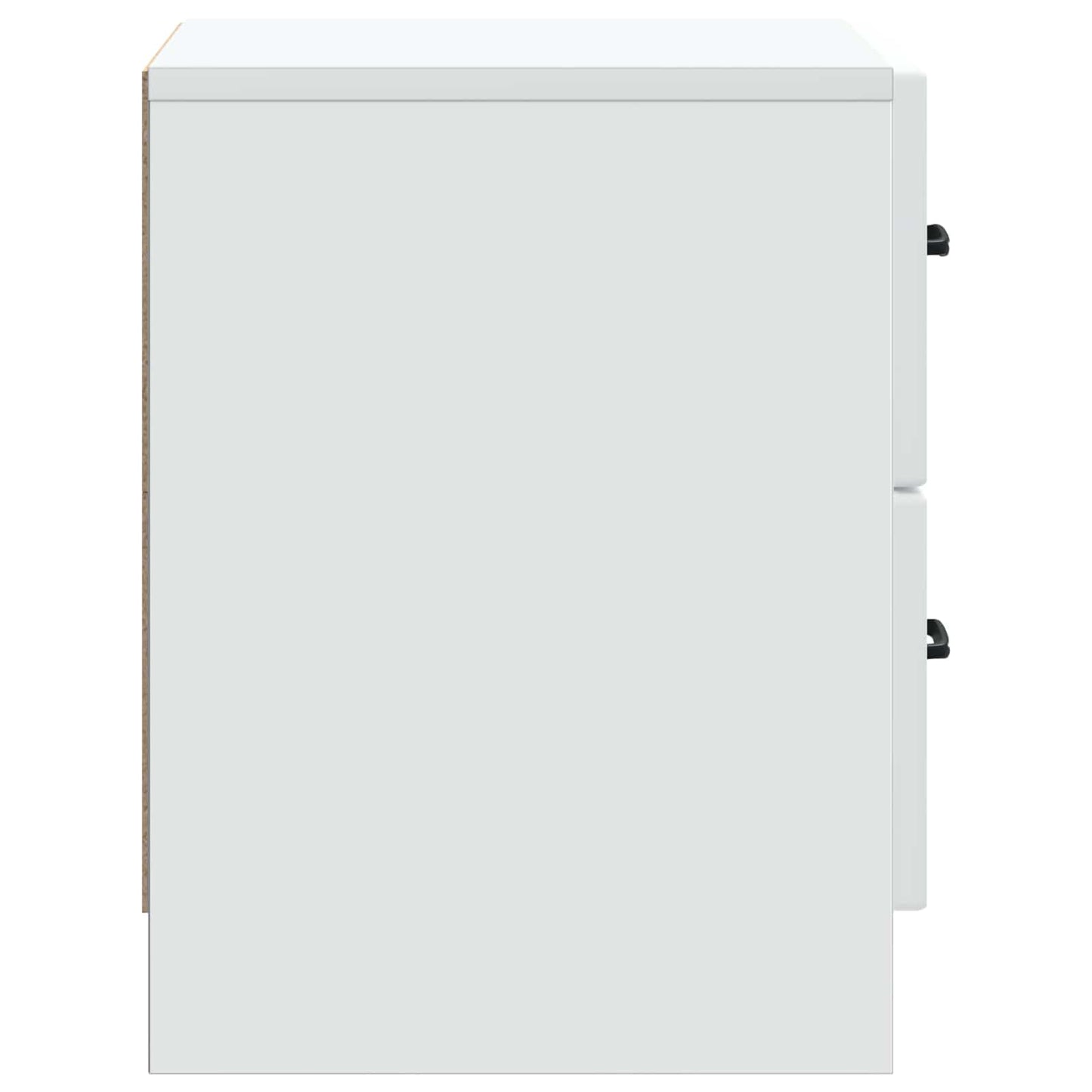 vidaXL Bedside Cabinet White 43 x 34.5 x 44.5 cm Engineered Wood 6