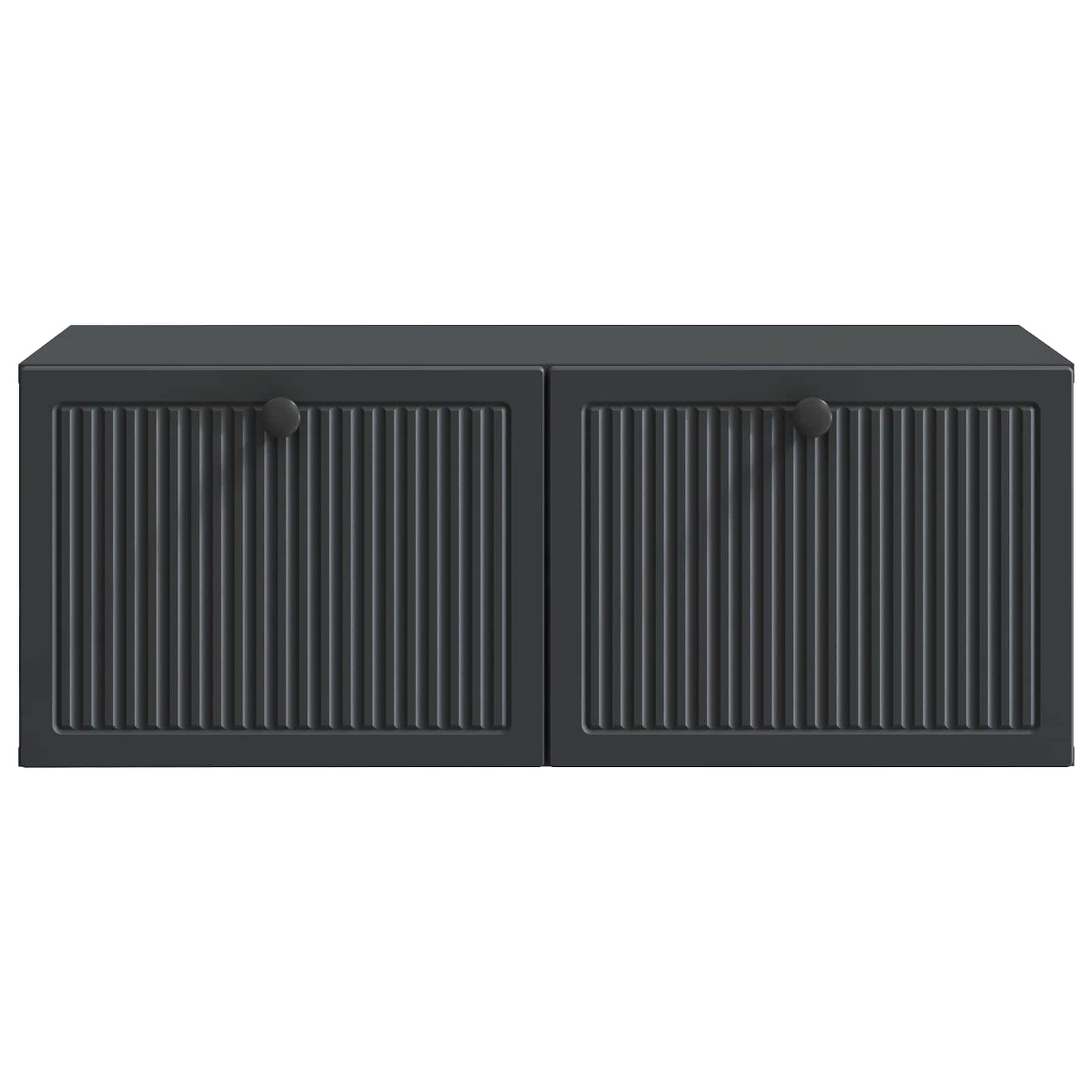 vidaXL Wall-Mounted TV Cabinet Black 78.5 x 41 x 30 cm Engineered Wood 6