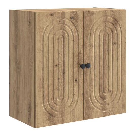 Wall-Mounted Cabinet 59 x 31 x 60 cm Engineered Wood Depth 31 cm Artisan oak