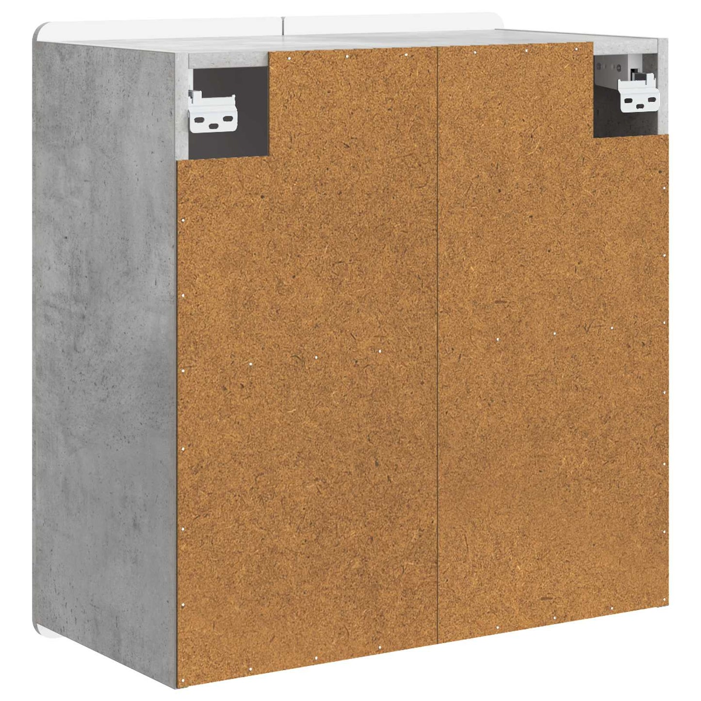 vidaXL Wall-Mounted Cabinet Concrete Grey 59 x 31 x 64 cm 6