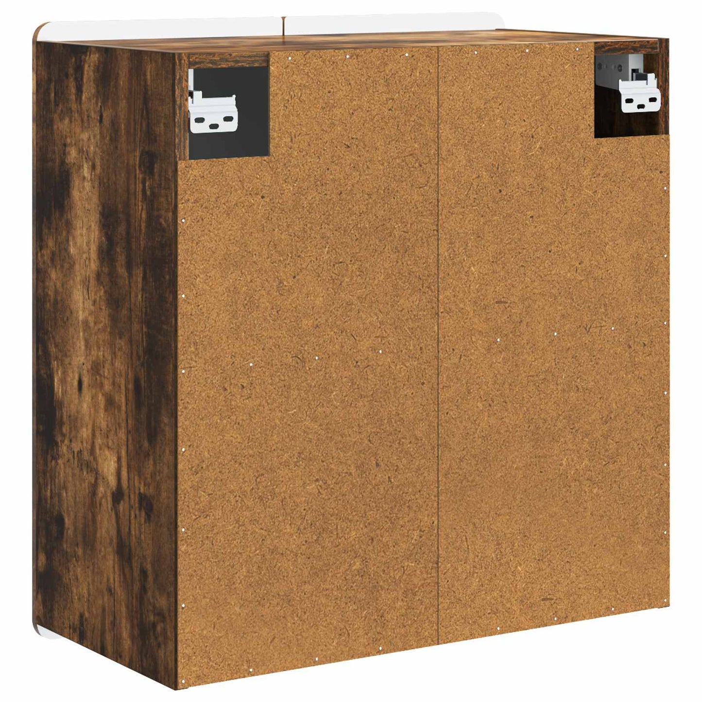 vidaXL Wall-Mounted Cabinet Smoked Oak 59 x 31 x 64 cm Engineered Wood 6