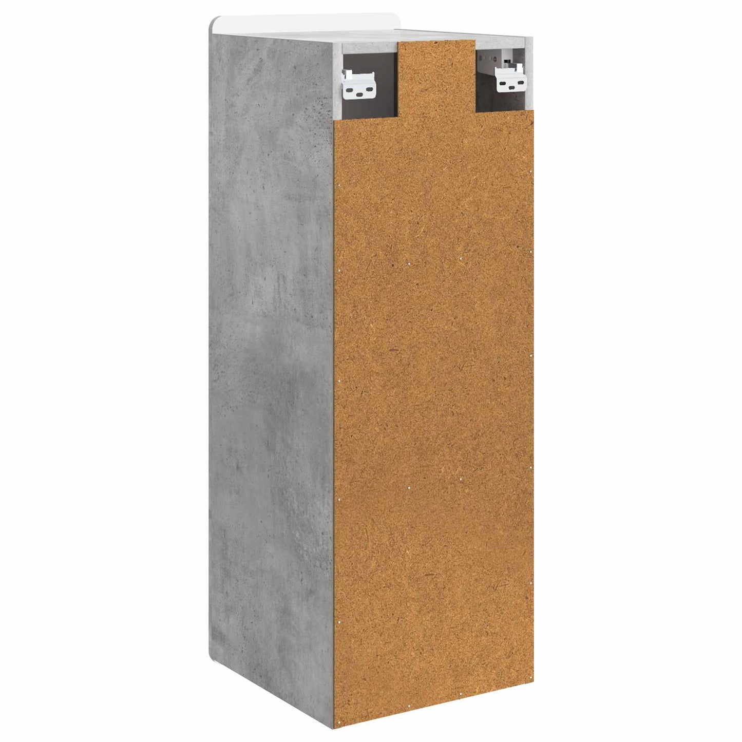 vidaXL Wall-Mounted Cabinet Concrete Grey 33 x 34.5 x 94 cm 6