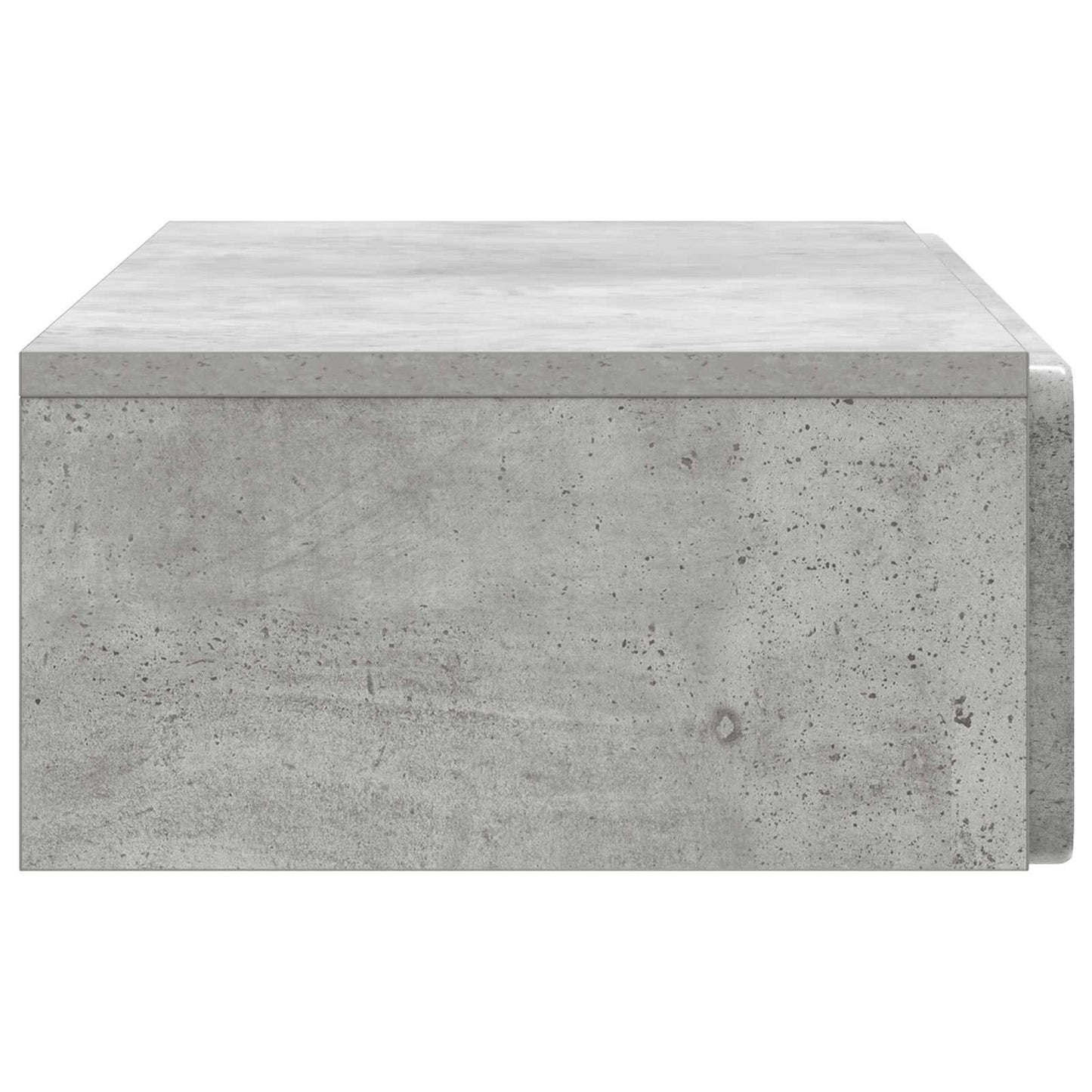 vidaXL Wall-Mounted Side Table Concrete Grey 87.5 x 34.5 x 17 cm 6