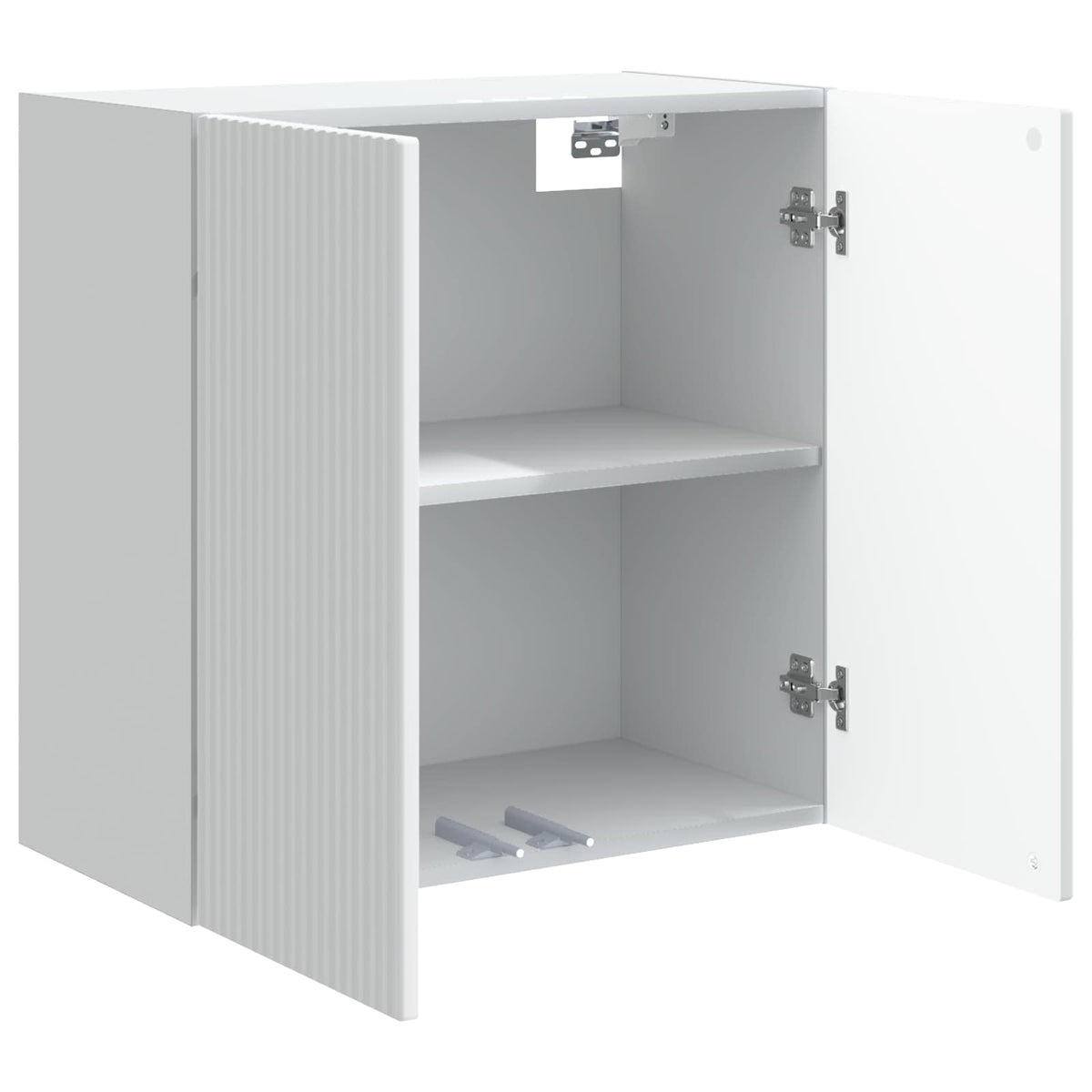 Wall-Mounted Cabinet 59 x 31 x 60 cm Engineered Wood Depth 31 cm White