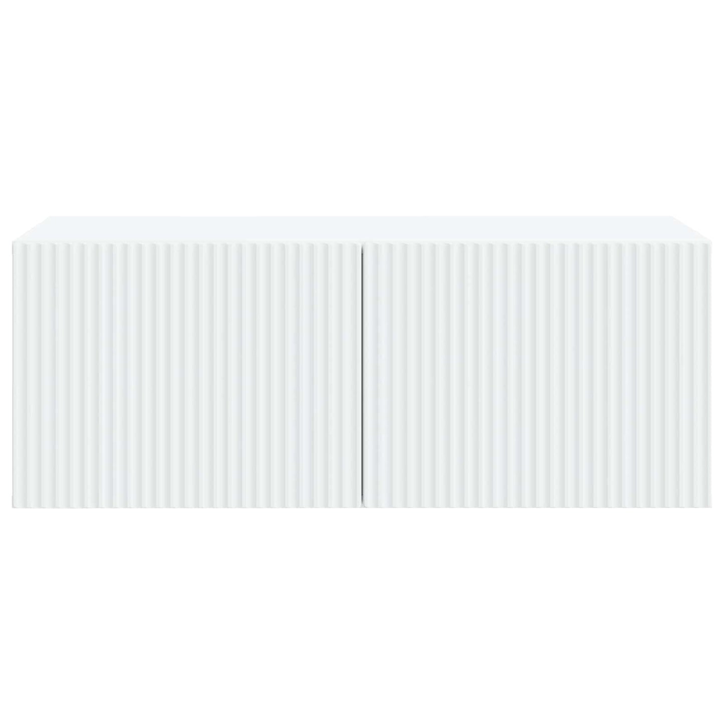 vidaXL Wall-Mounted TV Cabinet White 78.5 x 41 x 30 cm Engineered Wood 6
