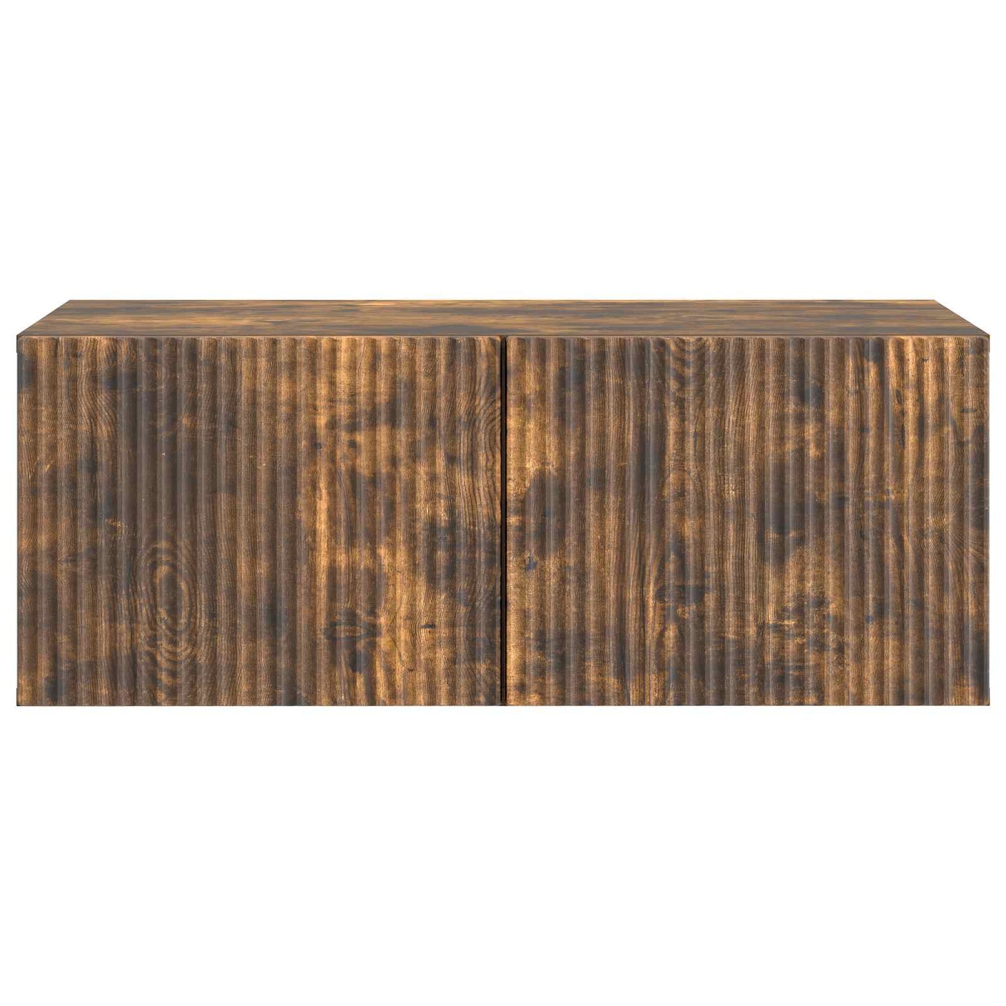 vidaXL Wall-Mounted TV Cabinet 78.5 x 41 x 30 cm Smoked Oak 6