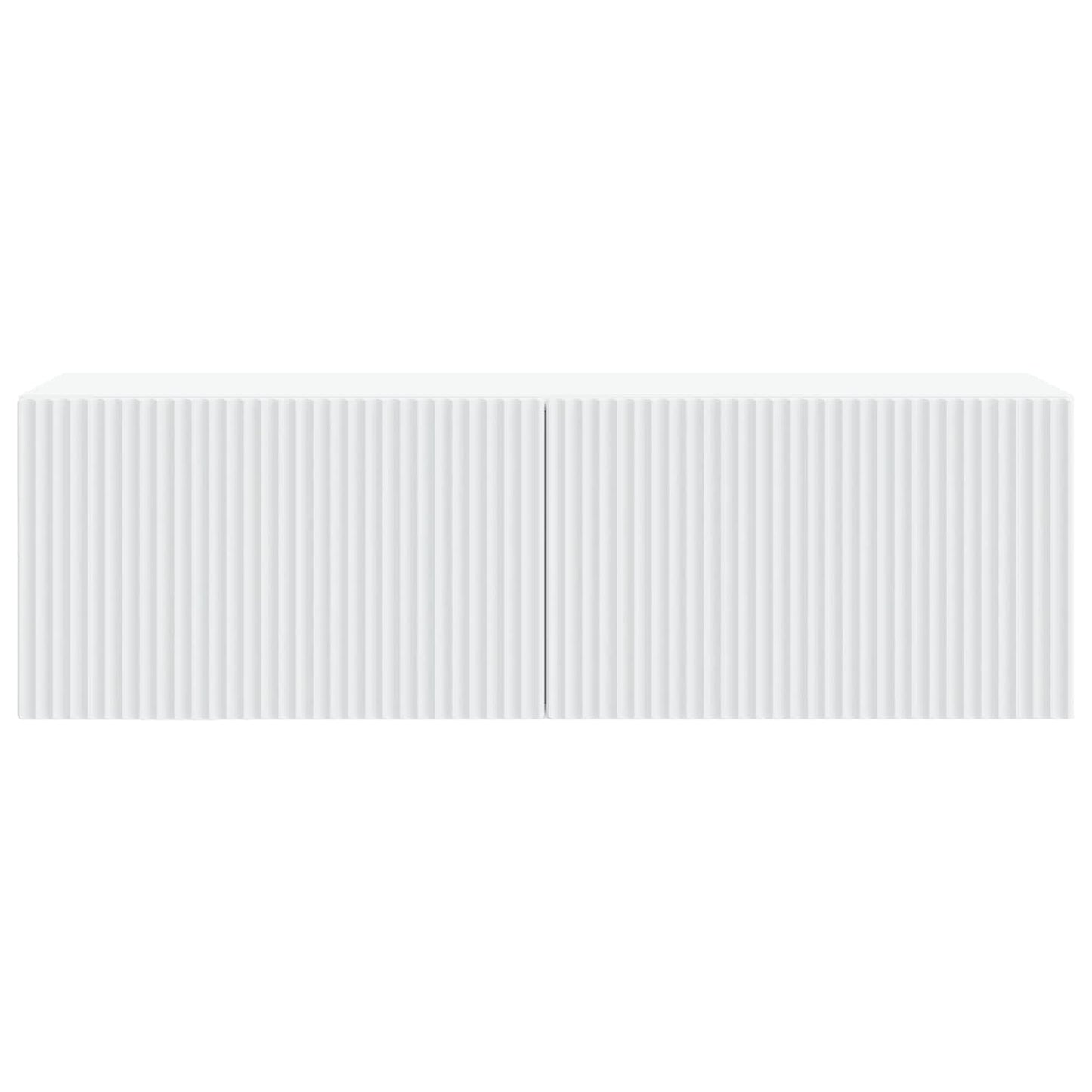 vidaXL Wall-Mounted TV Cabinet White 98 x 31 x 30 cm Engineered Wood 6