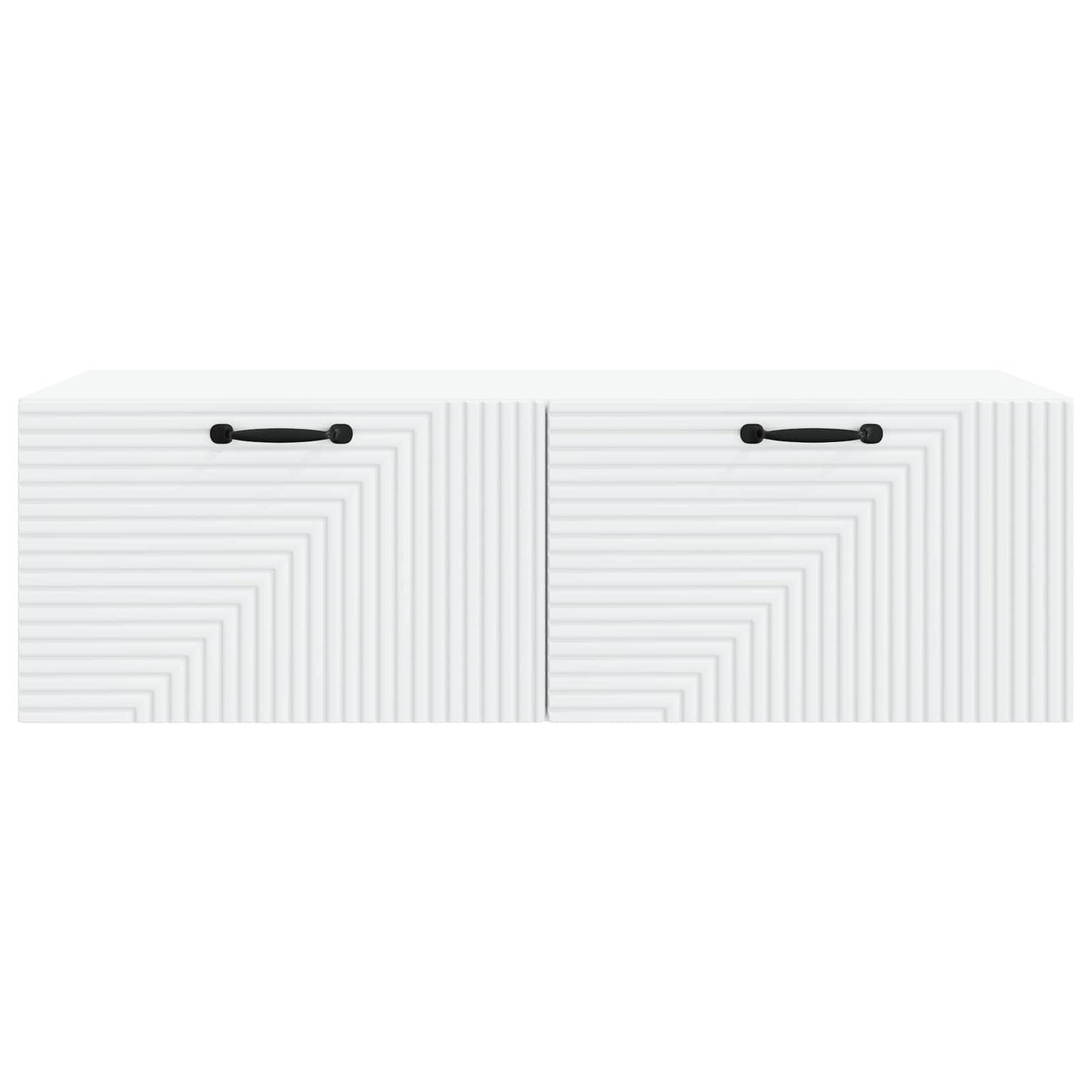 vidaXL Wall-Mounted TV Cabinet White 98 x 41 x 30 cm Engineered Wood 6