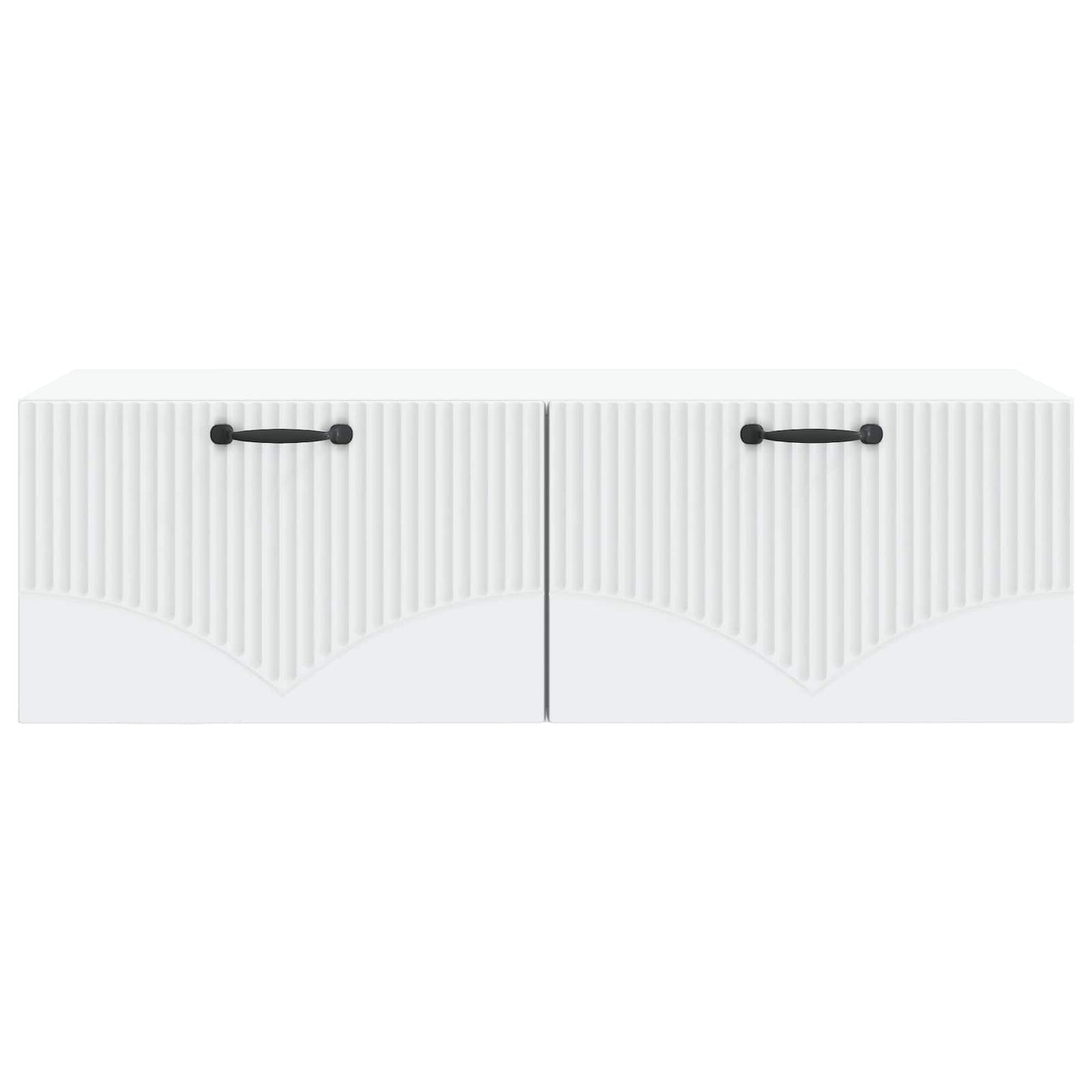 vidaXL Wall-Mounted TV Cabinet White 98 x 41 x 30 cm Engineered Wood 6
