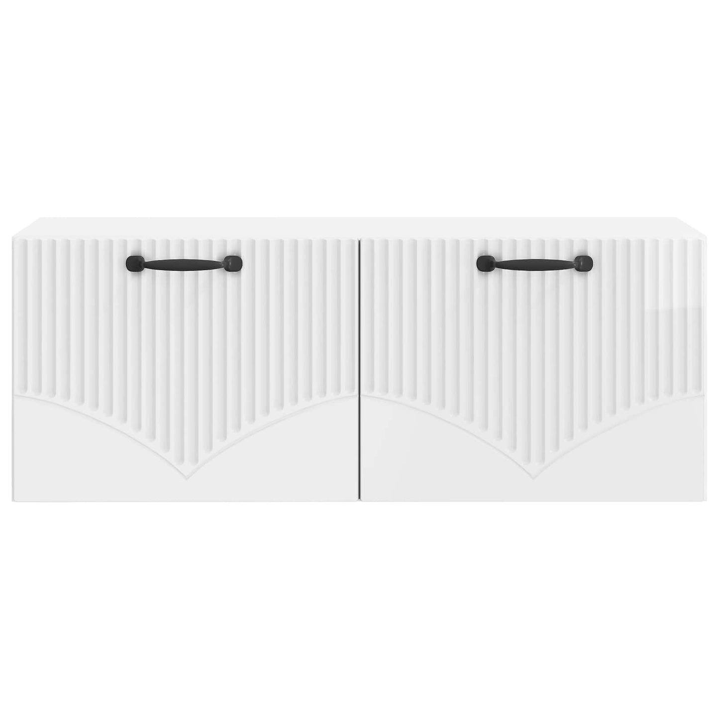 vidaXL Wall-Mounted TV Cabinet High Gloss White 78.5 x 31 x 30 cm 6