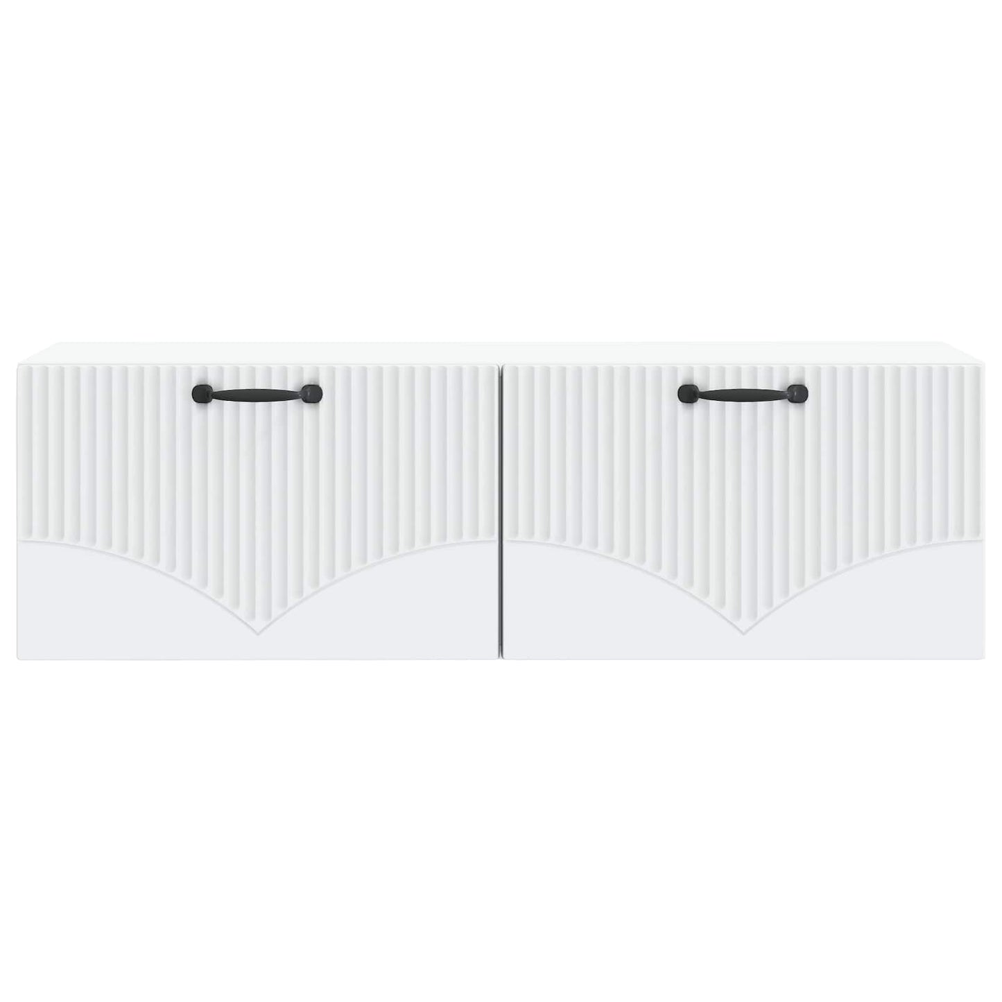 vidaXL Wall-Mounted TV Cabinet White 98 x 31 x 30 cm Engineered Wood 6