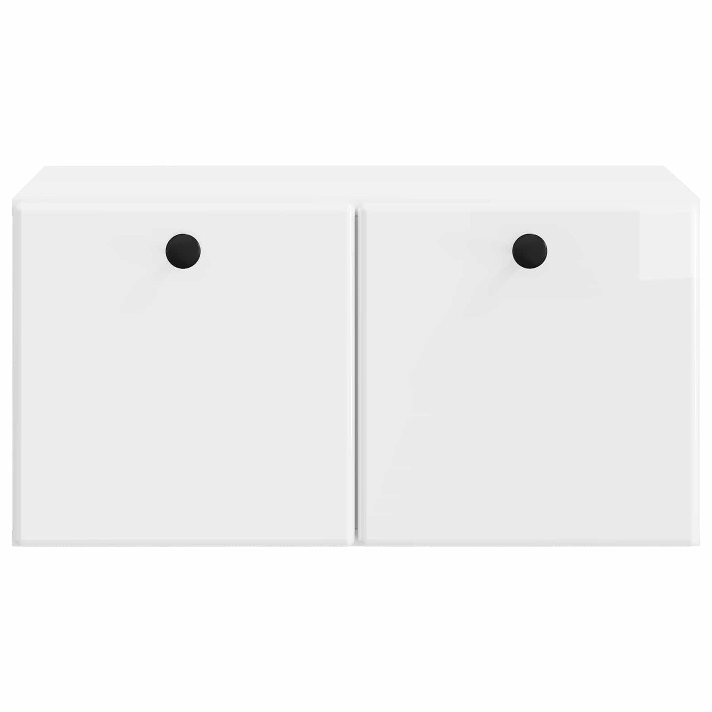 vidaXL Wall-Mounted TV Cabinet 59.5 x 41 x 30 cm High Gloss White 6