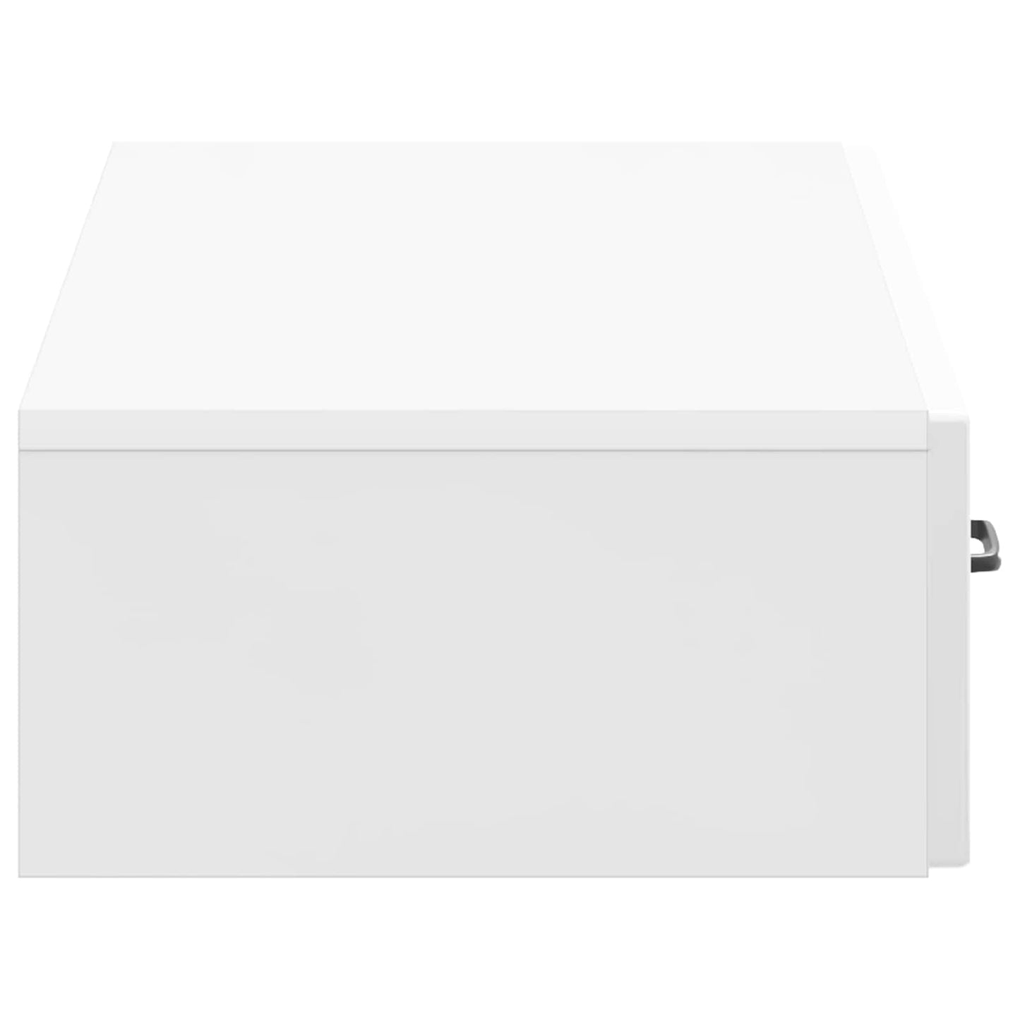 vidaXL Wall-Mounted Side Table High Gloss White 87.5 x 34.5 x 17 cm 6