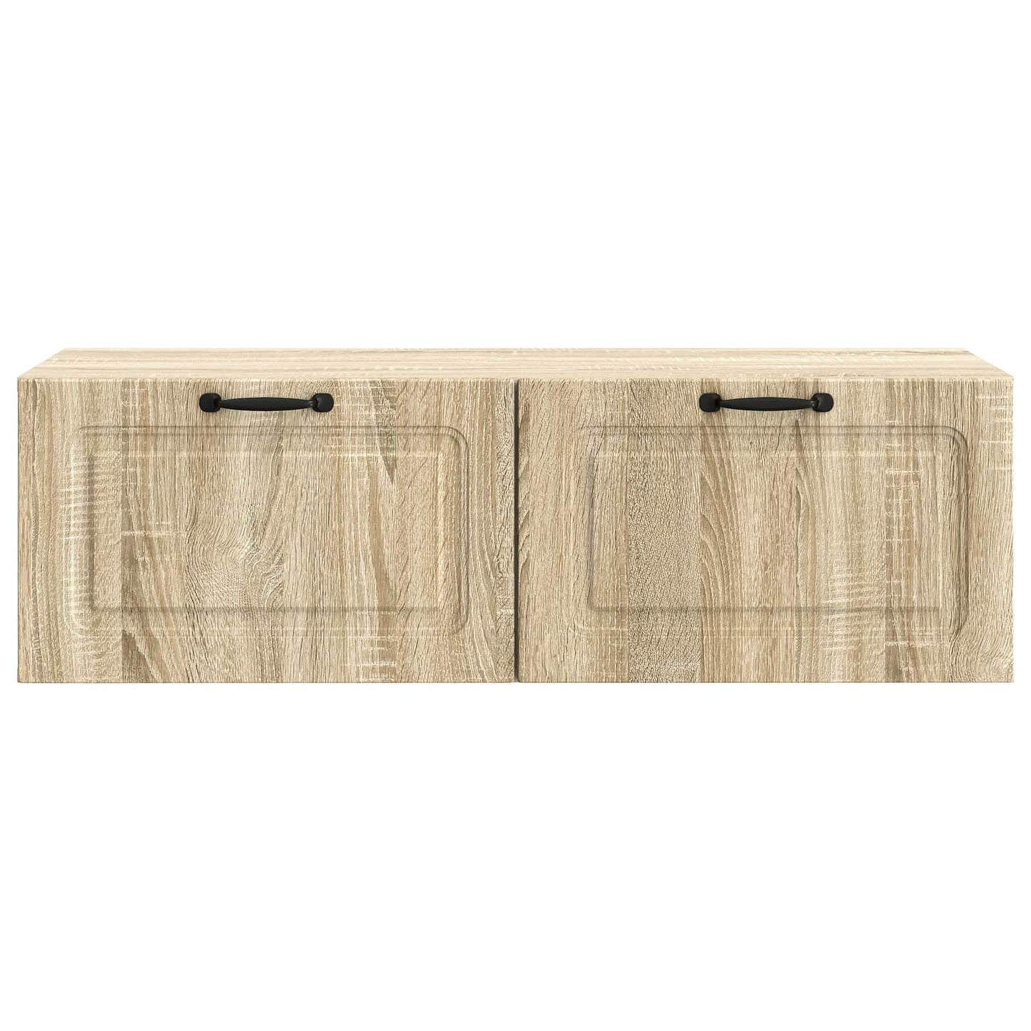 vidaXL Wall-Mounted TV Cabinet Wall-mounted Sonoma Oak 98 x 41 x 30 cm 6