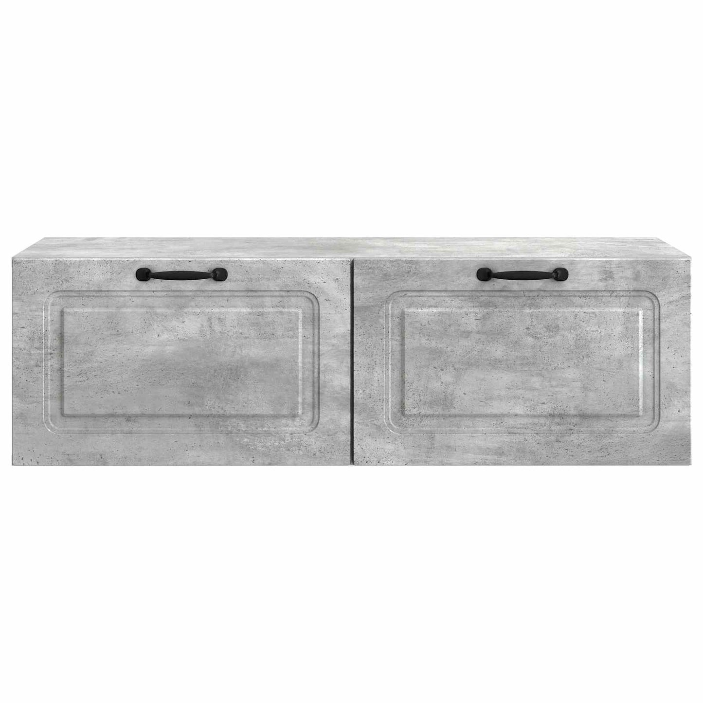 vidaXL Wall-Mounted TV Cabinet Concrete Grey 98 x 41 x 30 cm 6