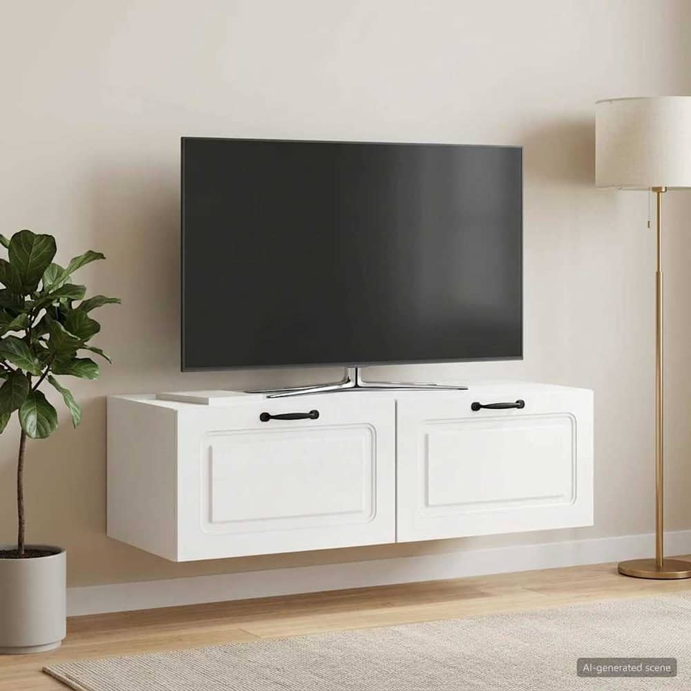 vidaXL Wall-Mounted TV Cabinet 98 x 41 x 30 cm Drop 41 cm Width 98 cm