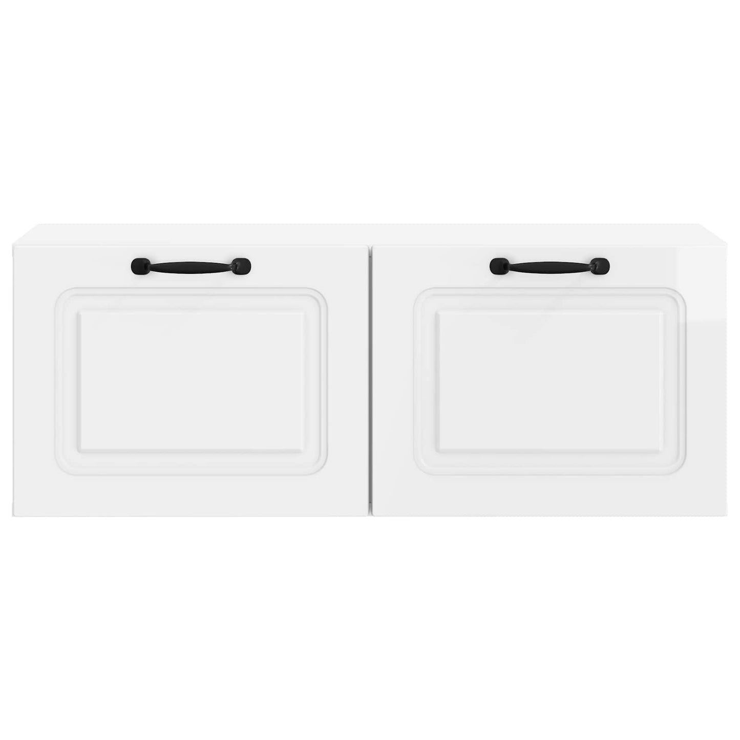 vidaXL Wall-Mounted TV Cabinet High Gloss White 78.5 x 31 x 30 cm 6