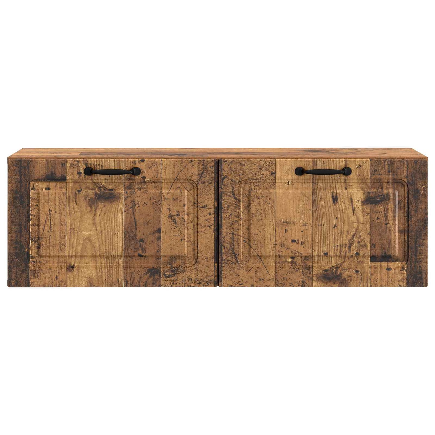 vidaXL Wall-Mounted TV Cabinet Wall-mounted Old Wood 98 x 31 x 30 cm 6