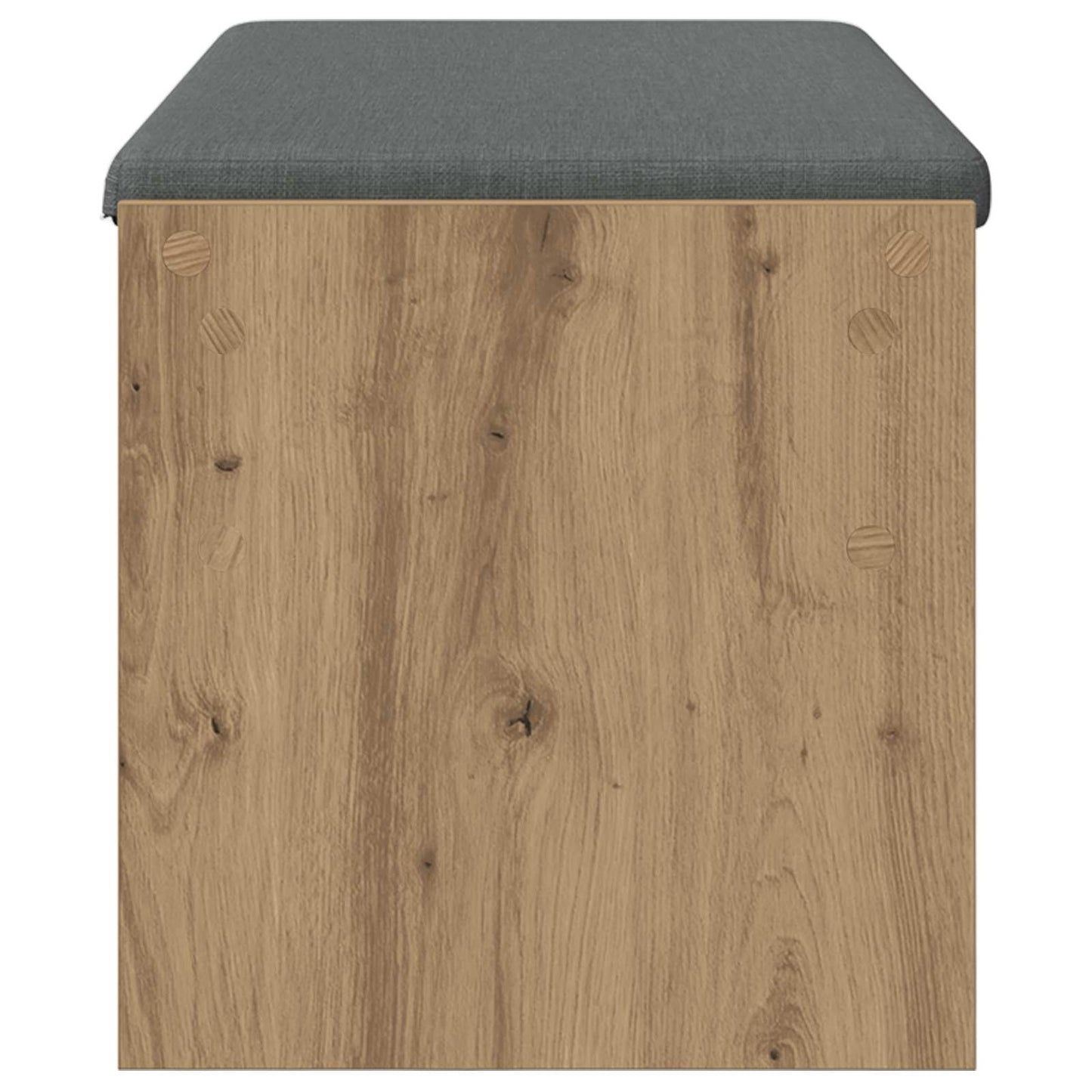 vidaXL Hall Bench Artisan Oak 103 x 38 x 40 cm 6