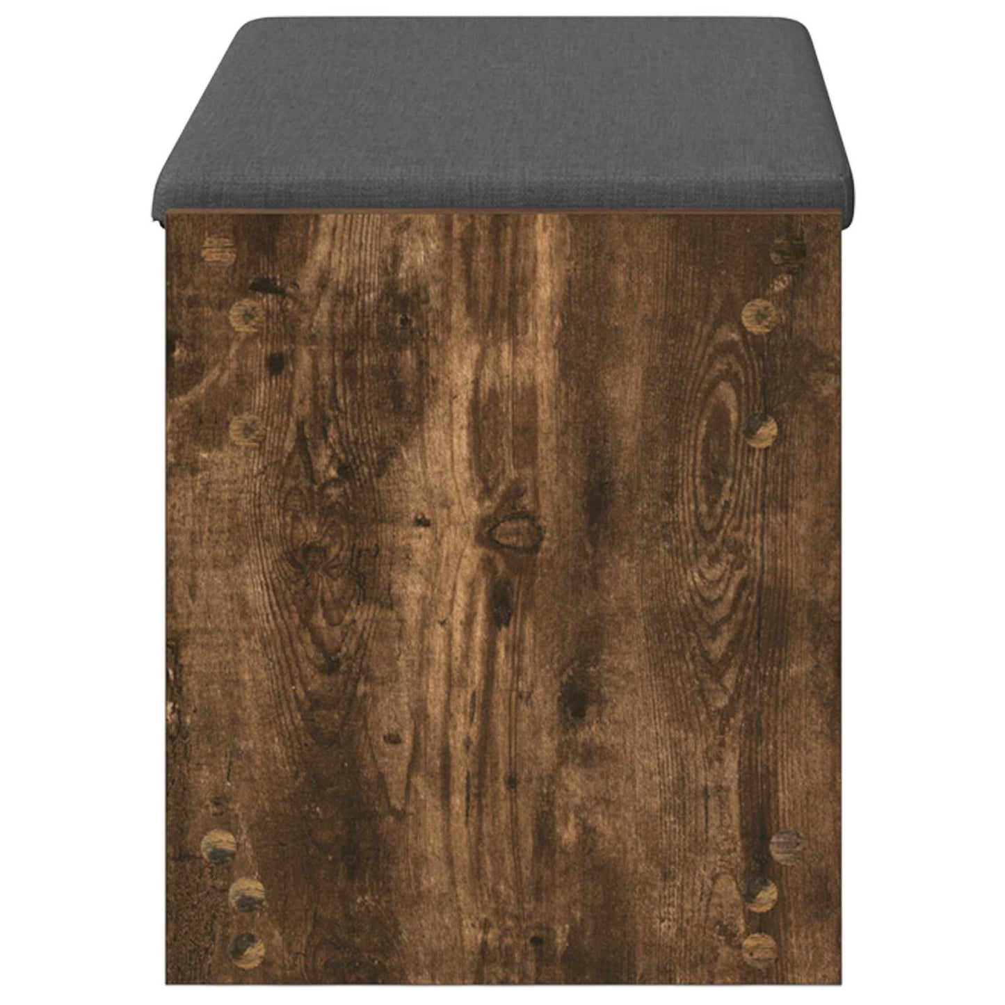 vidaXL Hall Bench Smoked Oak 83 x 38 x 45 cm 6