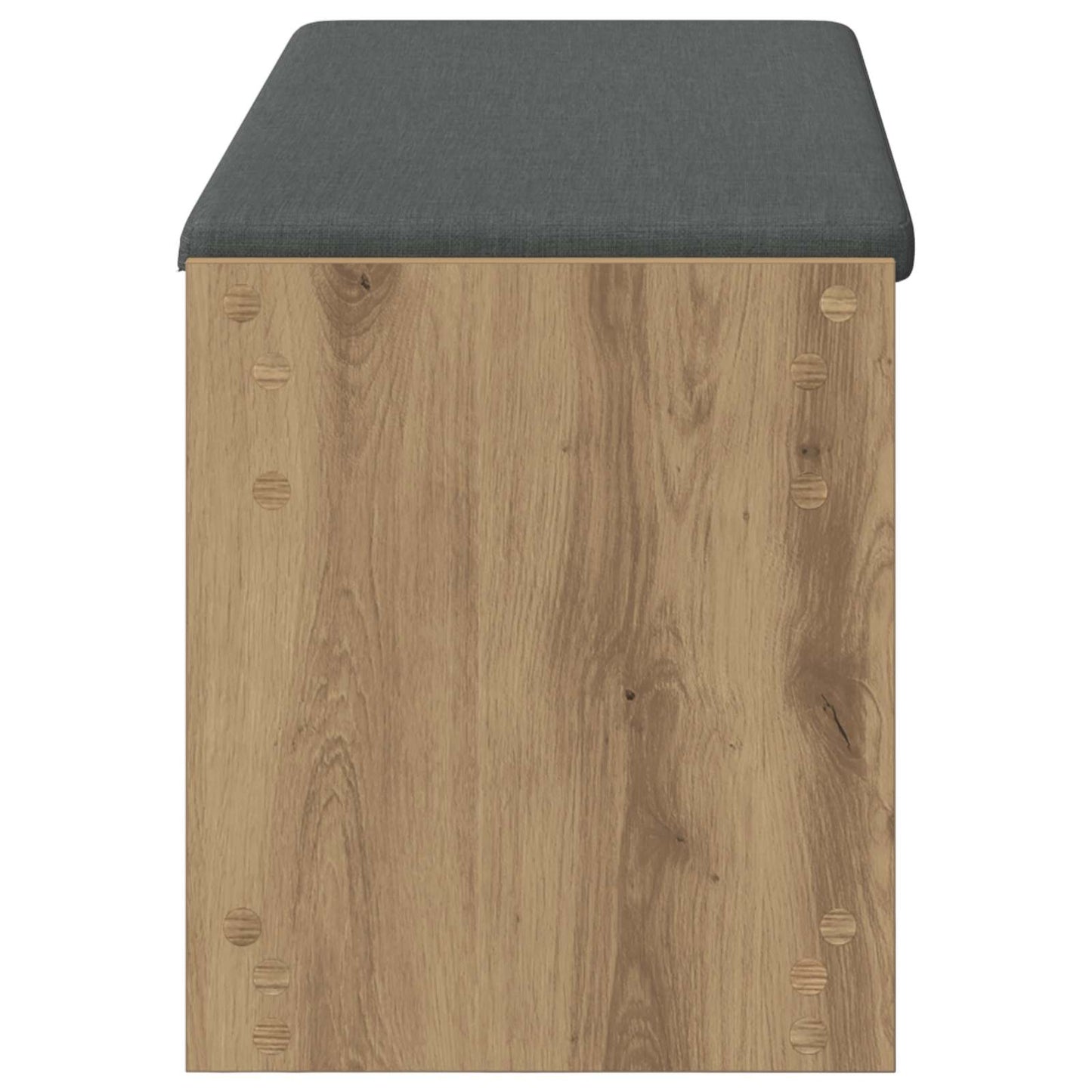 vidaXL Hall Bench Artisan Oak 103 x 38 x 45 cm 6