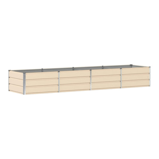 Planter 160 x 80 x Steel Height 45 cm Ivory 320 cm