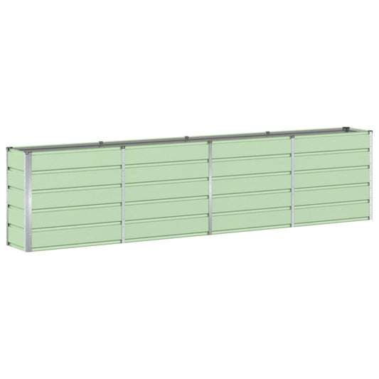 vidaXL Planter Green 320 x 40 x 75 cm Steel 2
