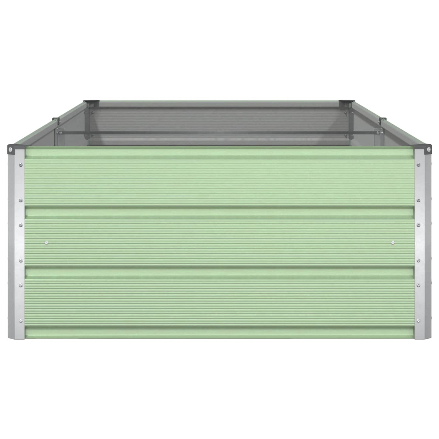 vidaXL Planter Pastel Green 195 x 100 x 45 cm Galvanised Steel 6