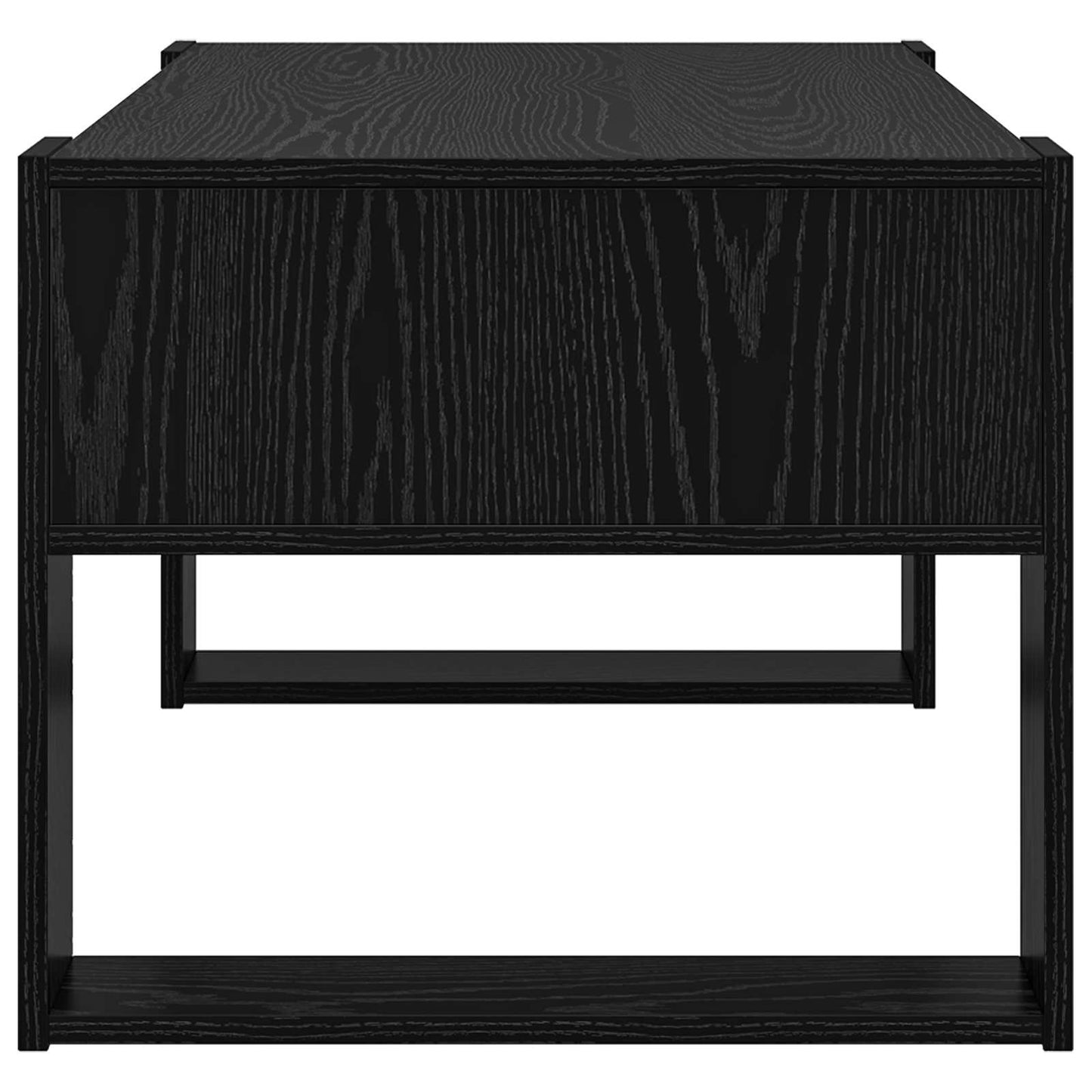 vidaXL Coffee Table Black Oak 92 x 53 x 45 cm Engineered Wood 6