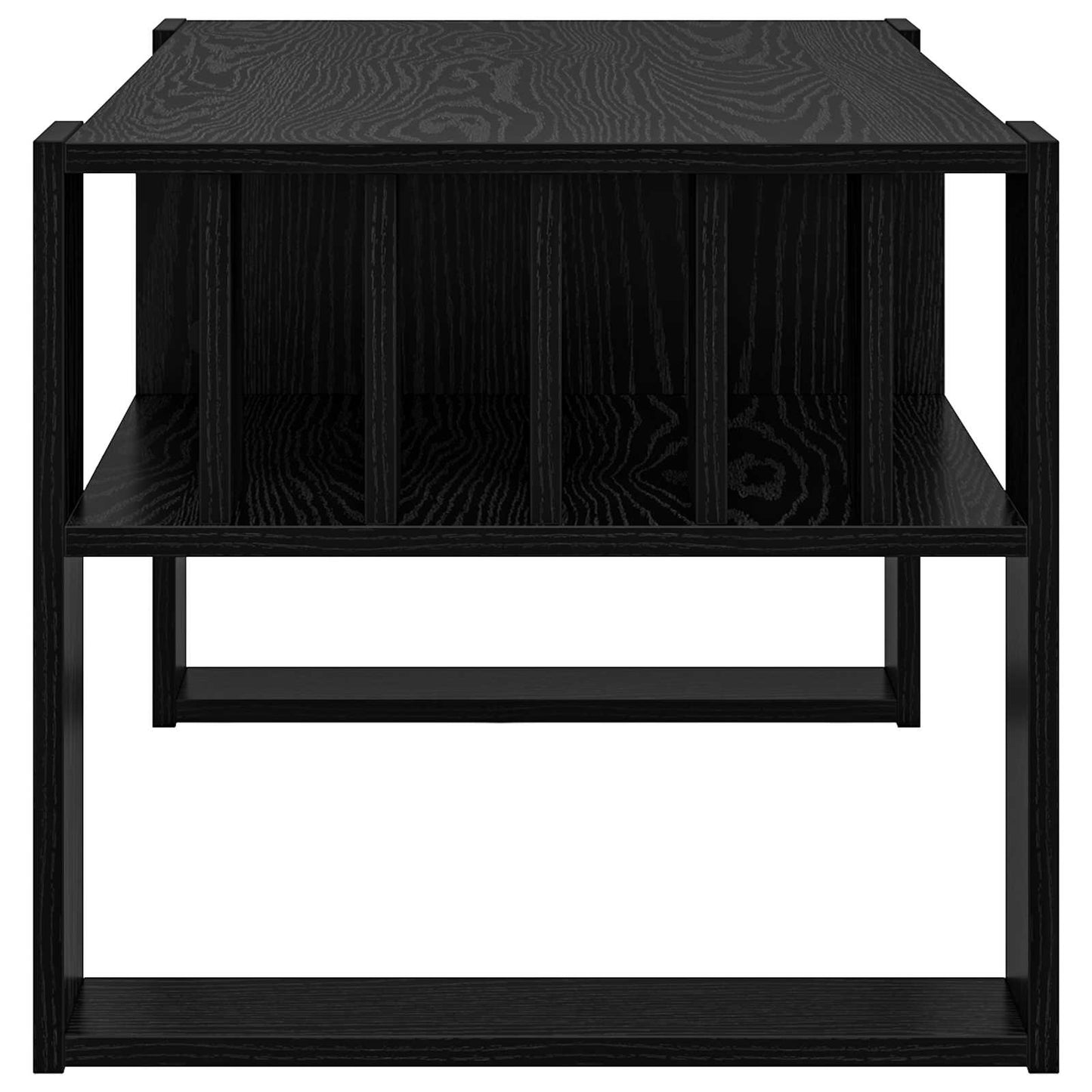 vidaXL Coffee Table Black Oak 92 x 49.5 x 45 cm Engineered Wood 6