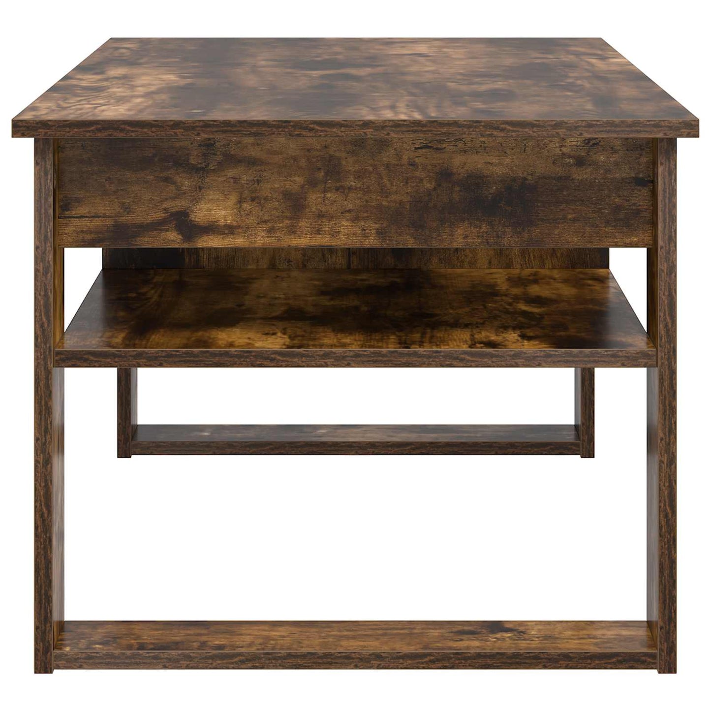 vidaXL Coffee Table Smoked Oak 96 x 54 x 44 cm Engineered Wood 6