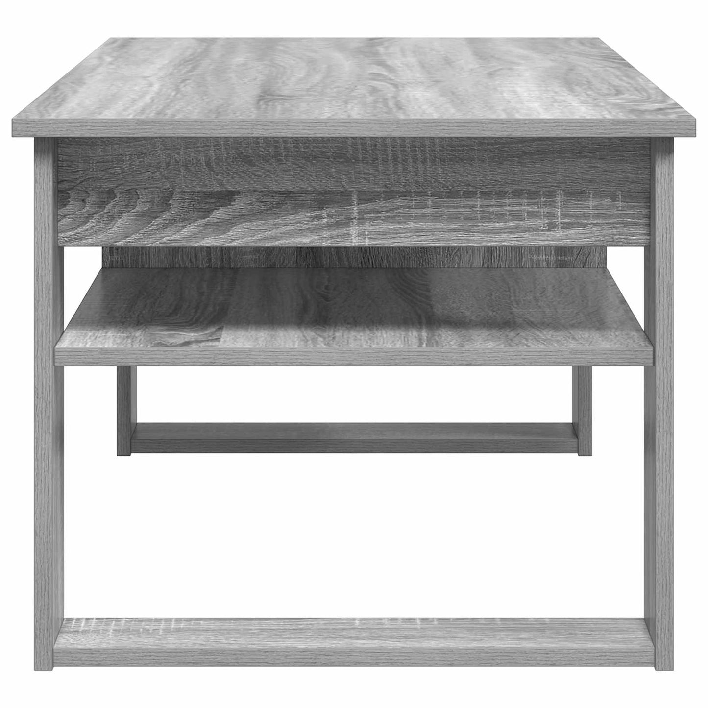vidaXL Coffee Table Grey Sonoma 96 x 54 x 44 cm Engineered Wood 6