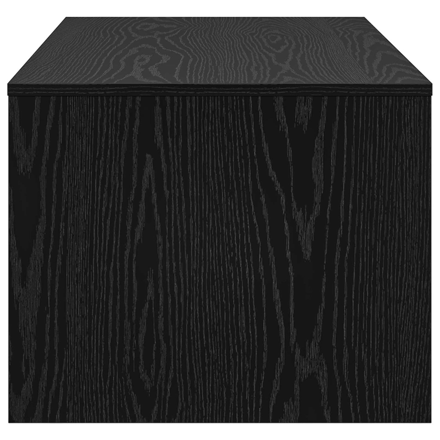 vidaXL Coffee Table Black Oak 100 x 50 x 40 cm Engineered Wood 6