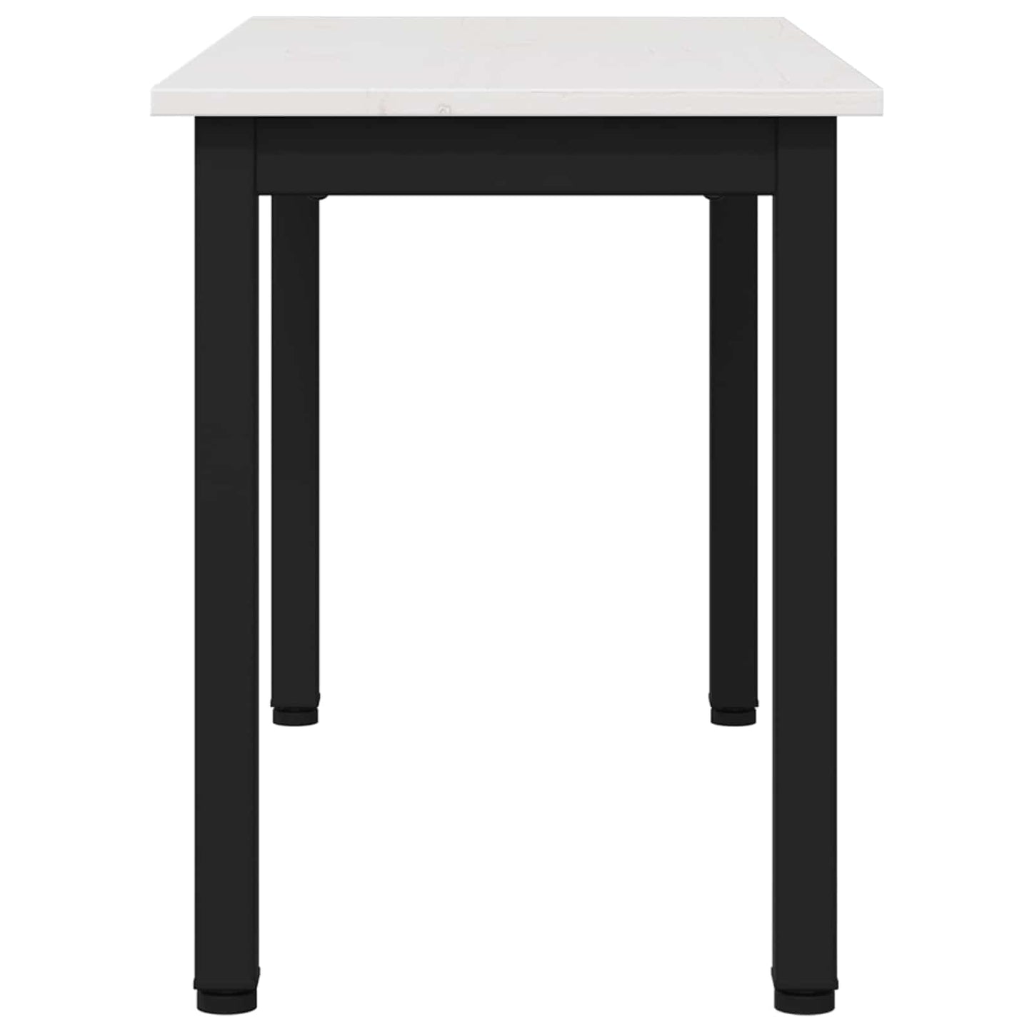 vidaXL Bench White 80 x 35 x 45 cm Solid Pine Wood 6