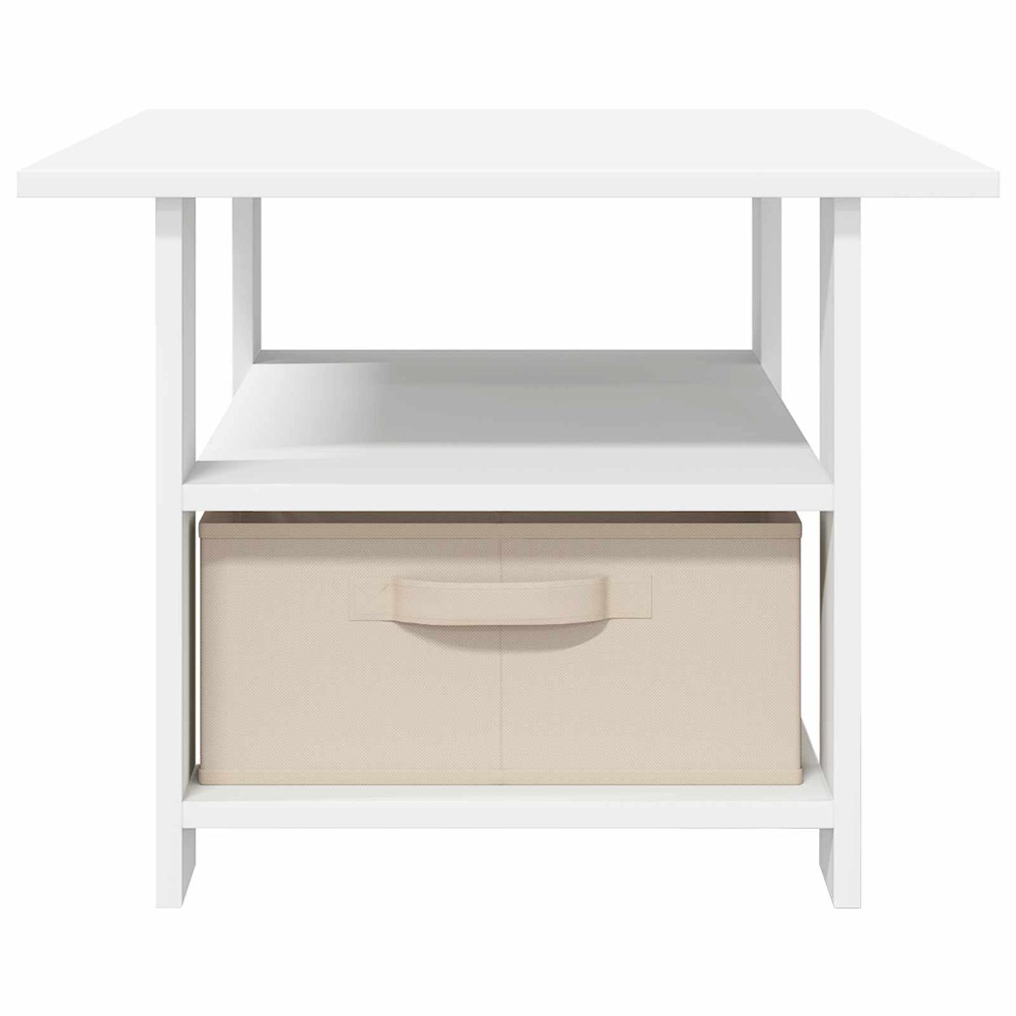 vidaXL Coffee Table White 77 x 55 x 42 cm Engineered Wood 6