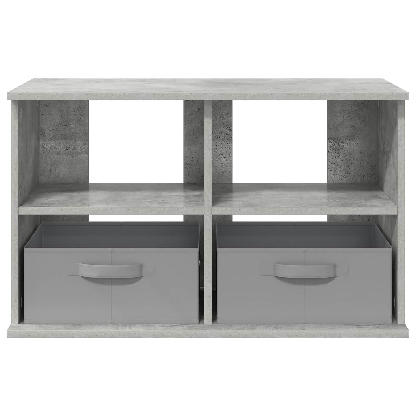 vidaXL TV stand with Drawer Concrete Grey 79 x 40 x 48 cm 6