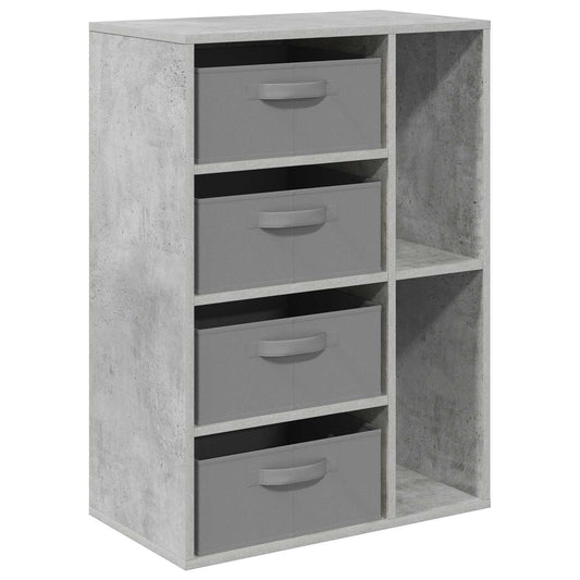 vidaXL Sideboard Concrete Grey 60 x 33.5 x 84 cm 2
