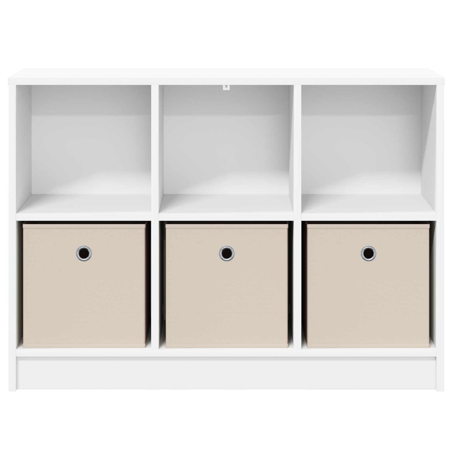 vidaXL Sideboard White 88.5 x 27.5 x 63.5 cm 6