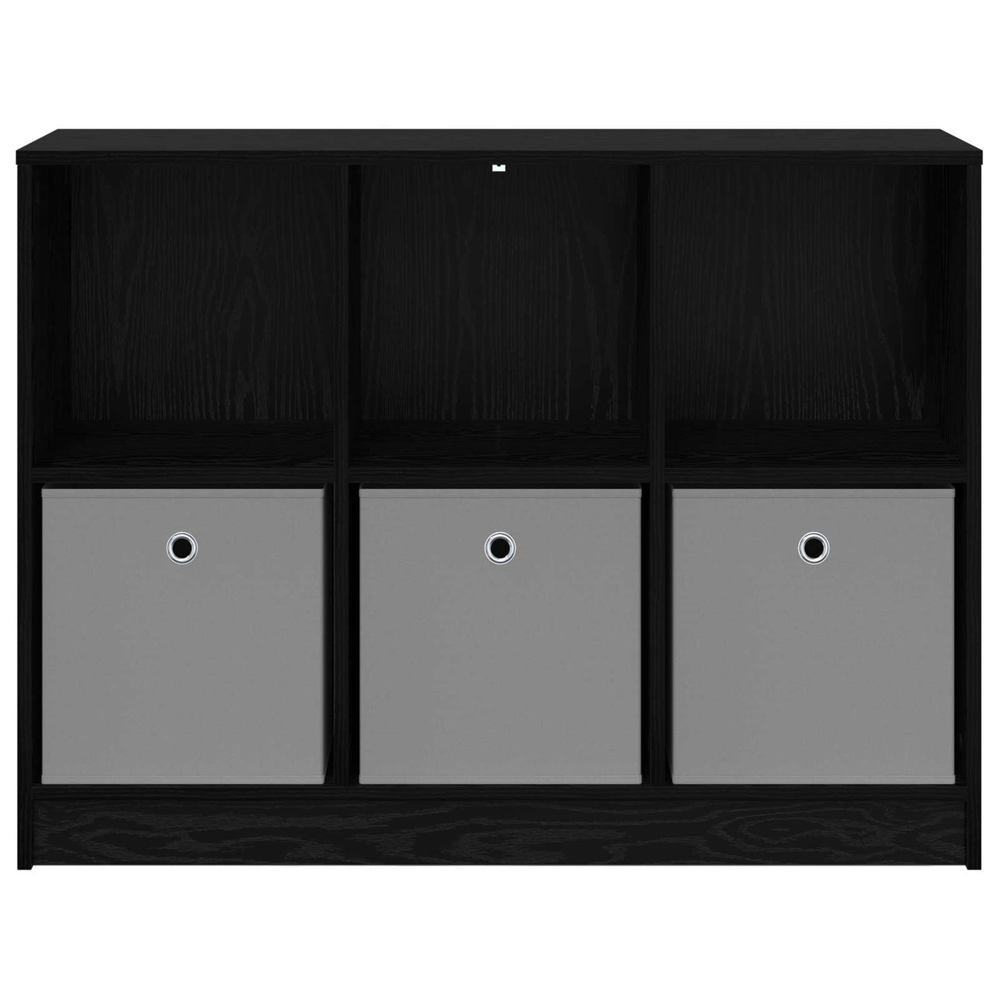 vidaXL Sideboard Black Oak 102 x 32 x 73.5 cm 6
