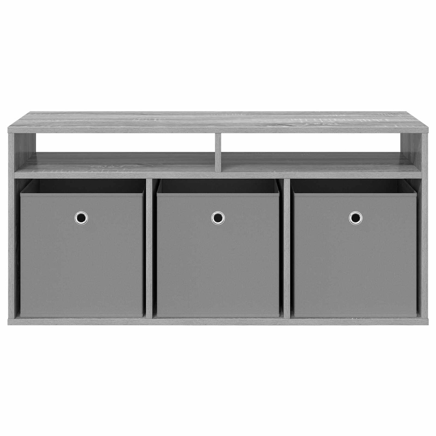 vidaXL Lowboard with Drawer Grey Sonoma 102 x 32 x 48.5 cm 6