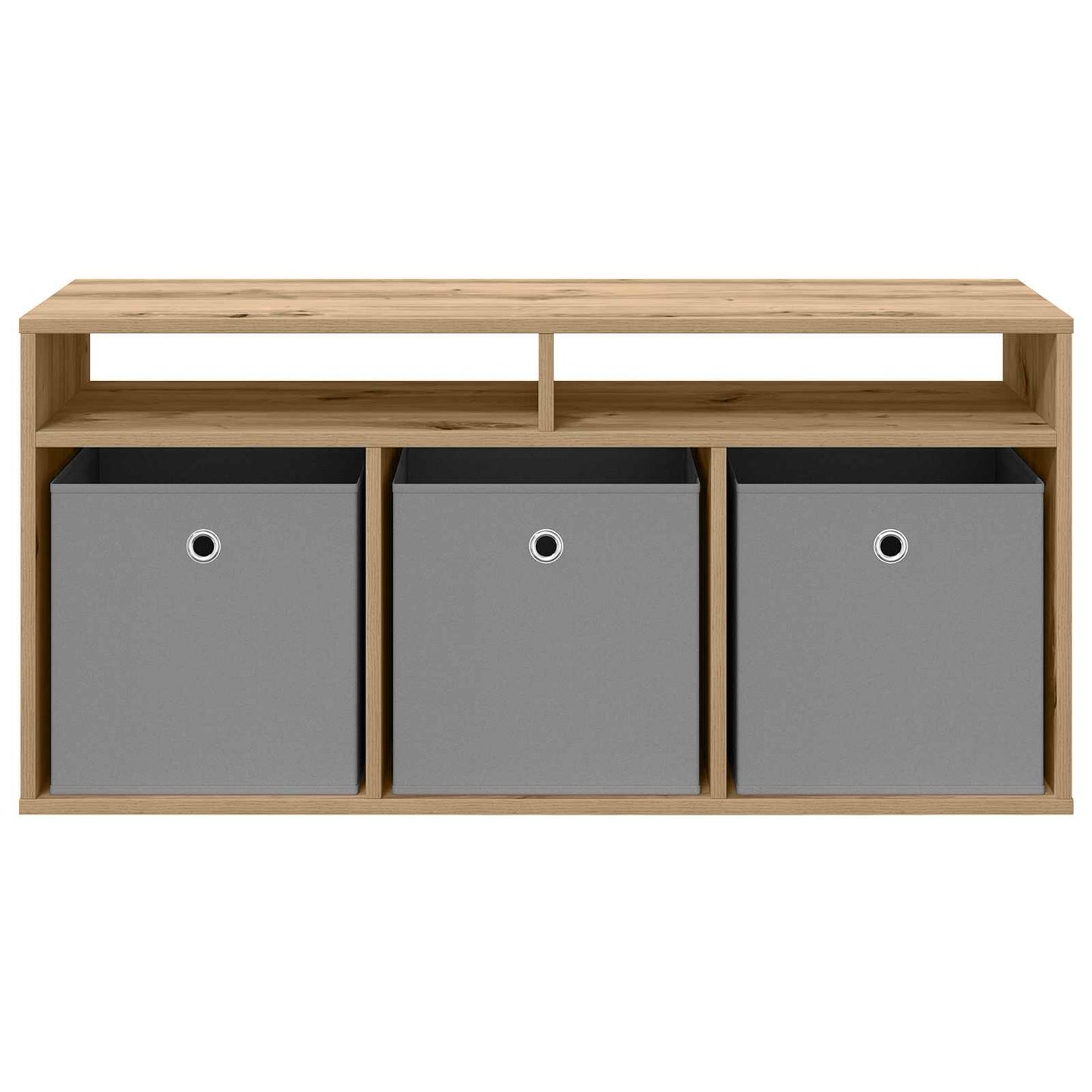 vidaXL Lowboard 102 x 32 x 48.5 cm Artisan Oak 6