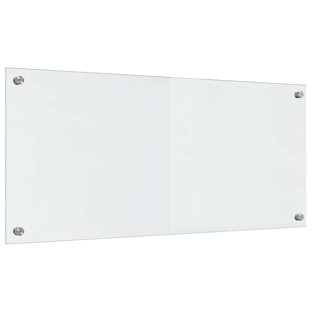 vidaXL Kitchen Backsplash 2 pcs Transparent 90 x 40 cm Tempered Glass 6