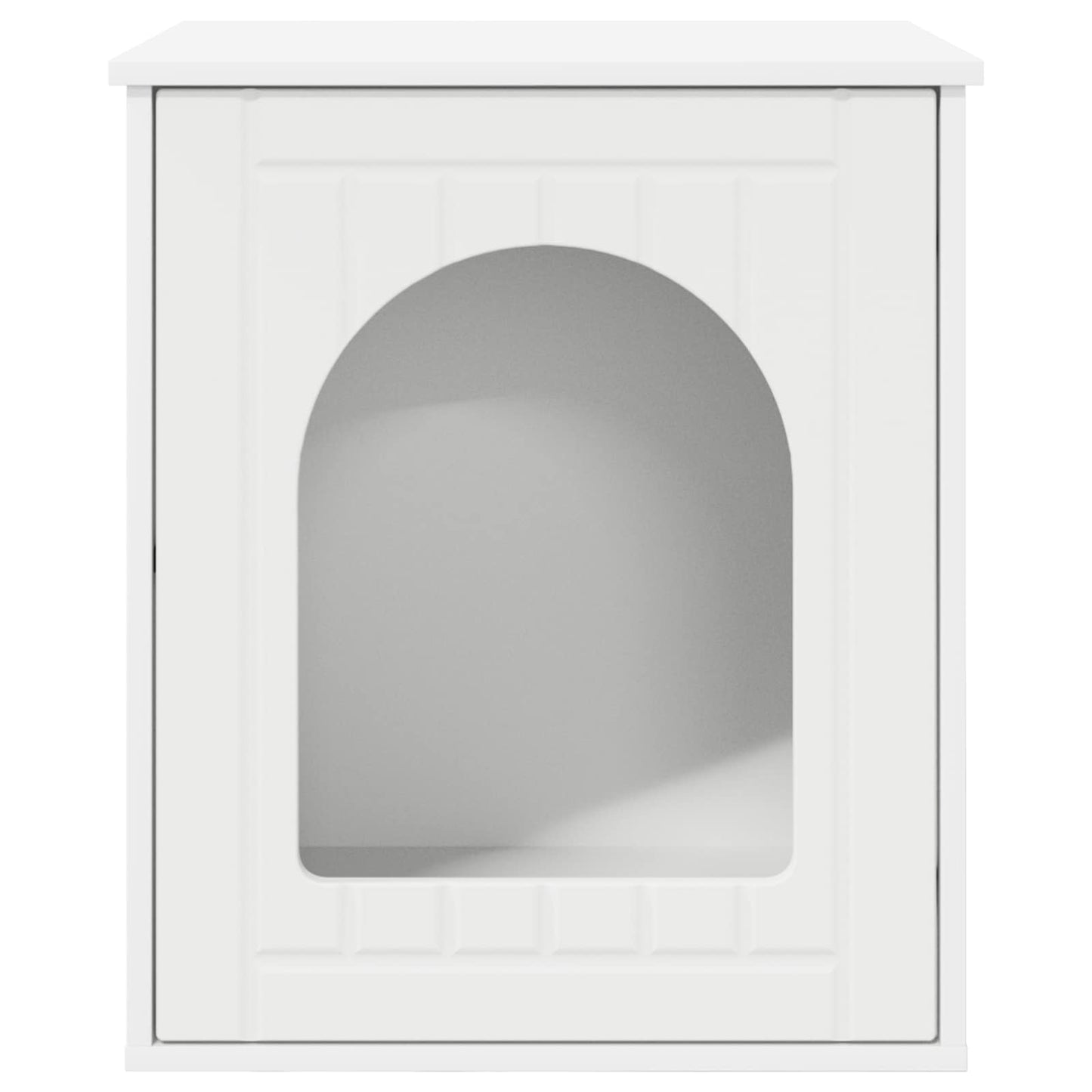 vidaXL Cat House White 53 x 52 x 62 cm Engineered Wood 6