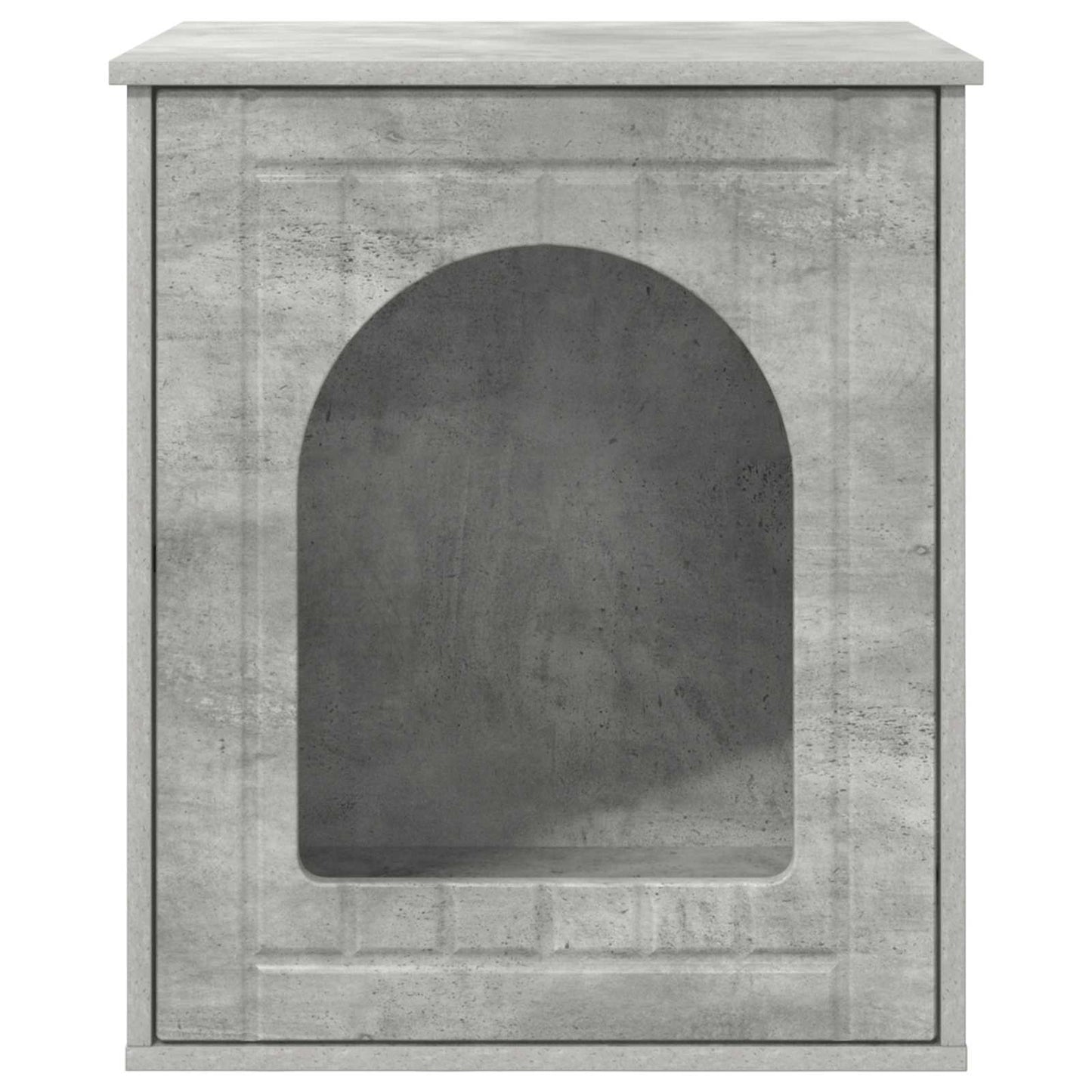 vidaXL Cat House Concerte 53 x 52 x 62 cm Engineered Wood 6