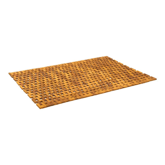 Bath Mats Natural 55 x 80 cm Solid Acacia Wood 1 pc: 95 x 140 cm