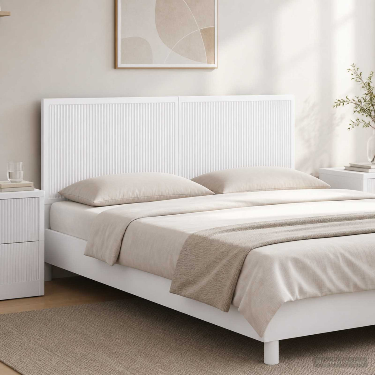 vidaXL Wall-Mounted Headboard EDE Engineered Wood Width 160 cm